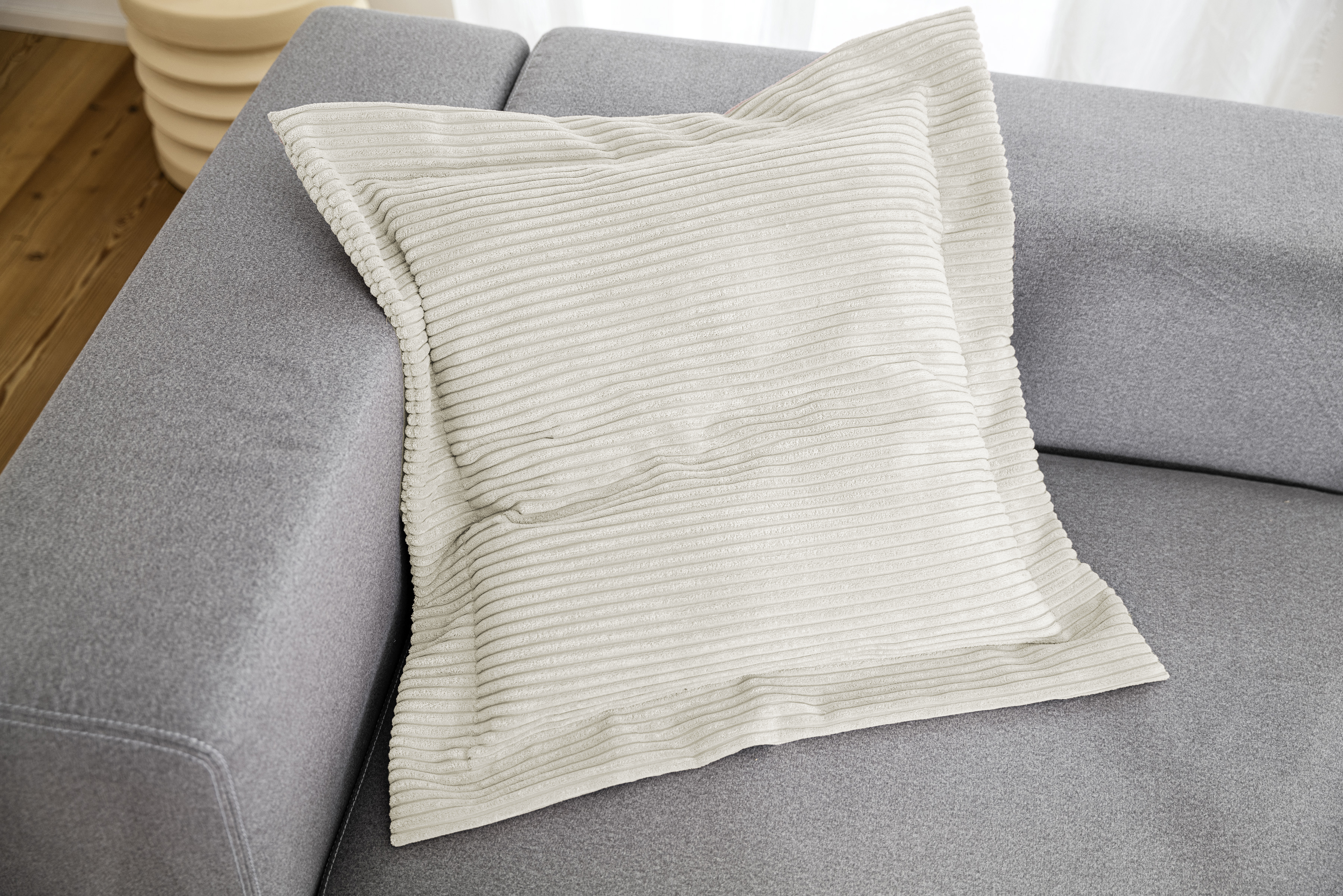 Kissen Shara, Beige B: 70 cm Magma / Farbe: