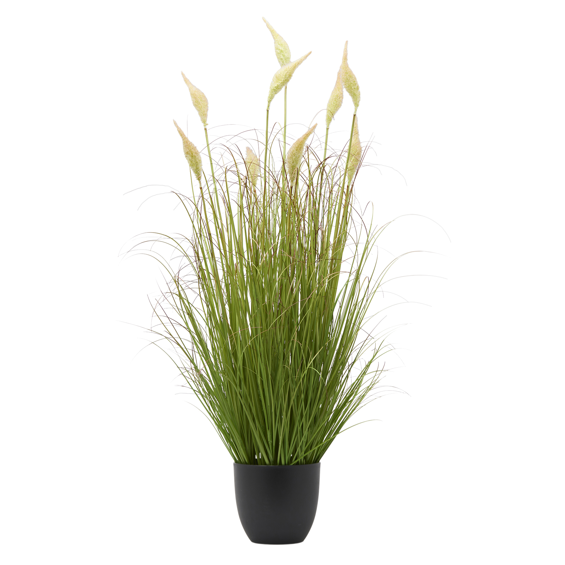 Kunstpflanze-Grass mit Blumen H: 104 cm-Edg