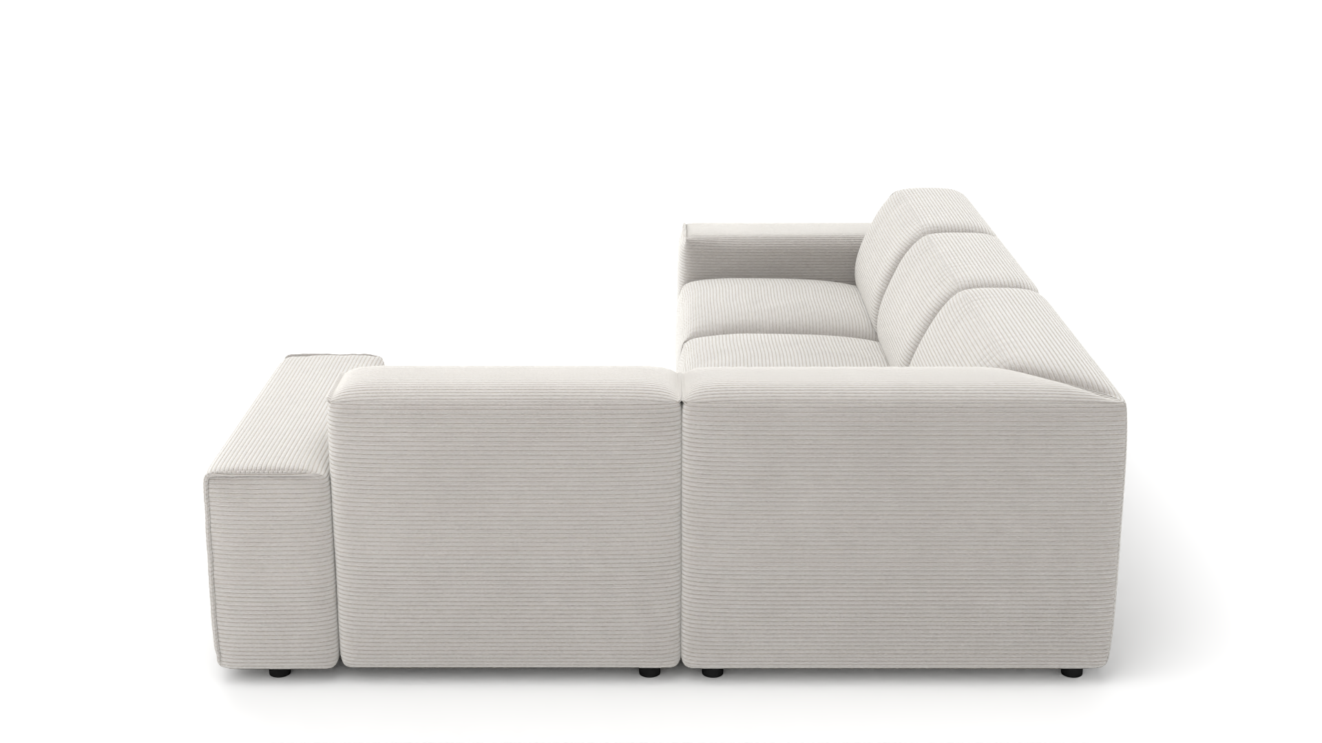 Ecksofa Venus / Farbe: Weiss