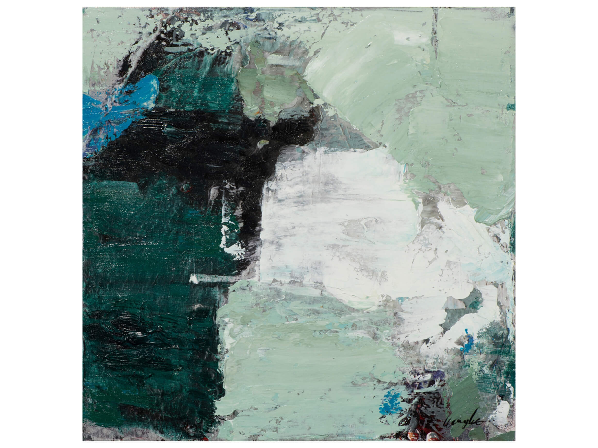 Bild Frisches Türkis image LAND / Grösse: 60 x 60 cm