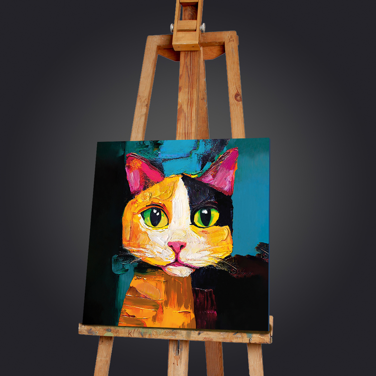 Gemälde-Kitty-image LAND