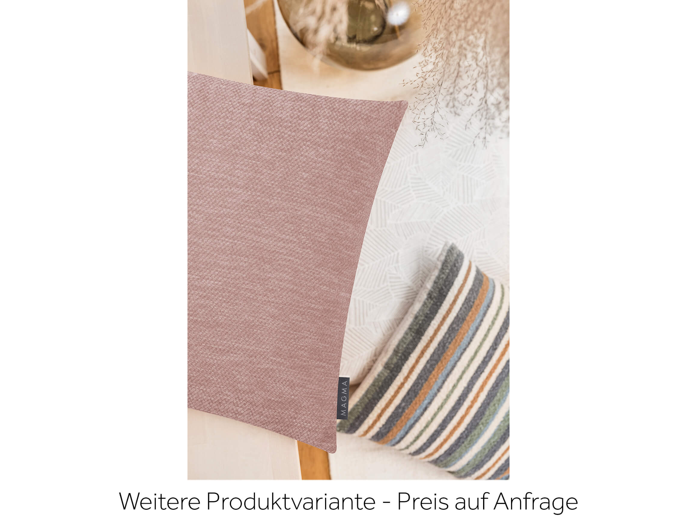 Kissenhülle Ida Altrose 45x45 cm Magma