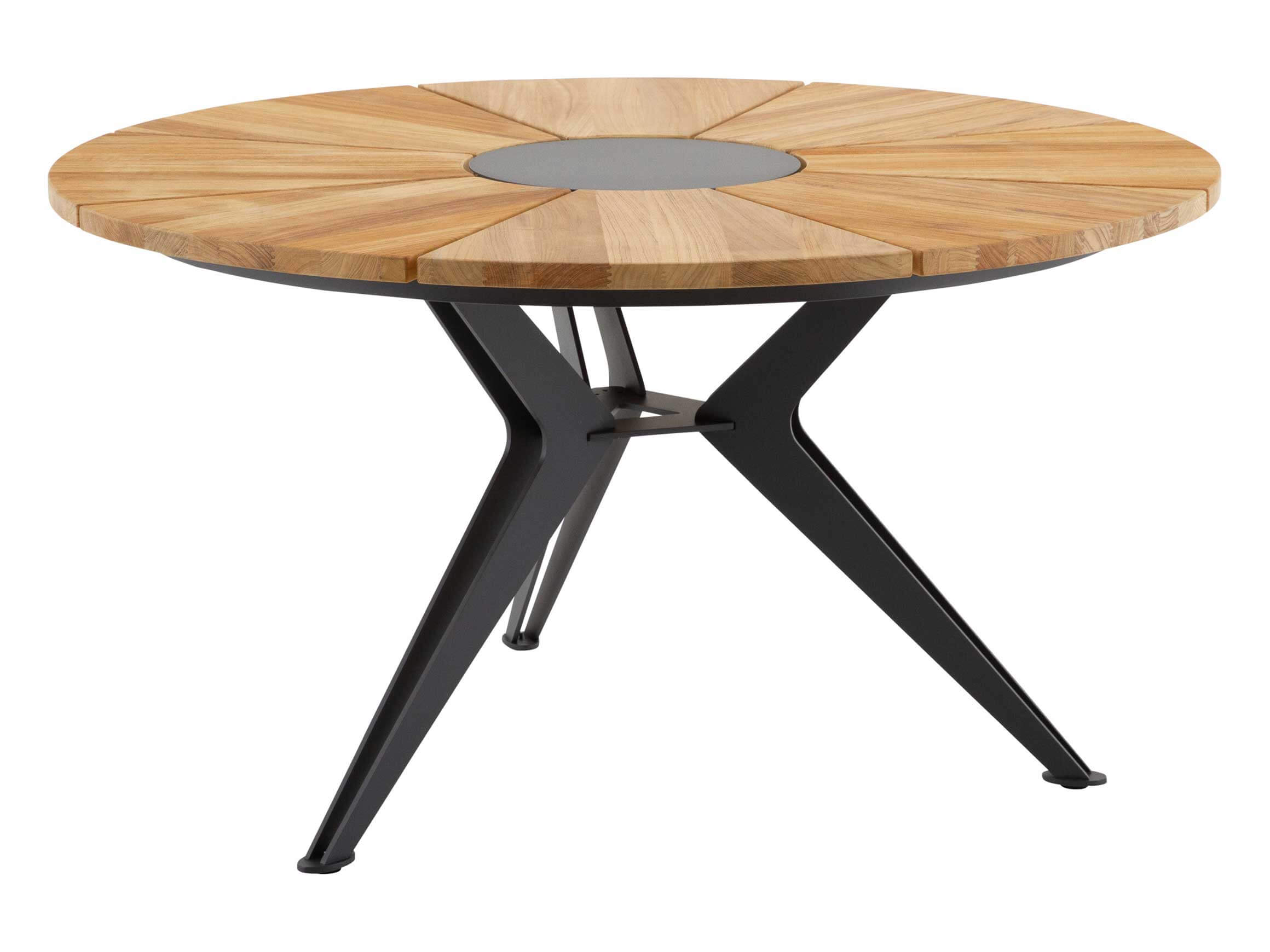 Niehoff Gartentisch Nicollo Teak Gebürstet Holzfarbig | Schubiger Möbel