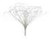 Kunstblume Perlenblume Silber H: 58 cm Kersten