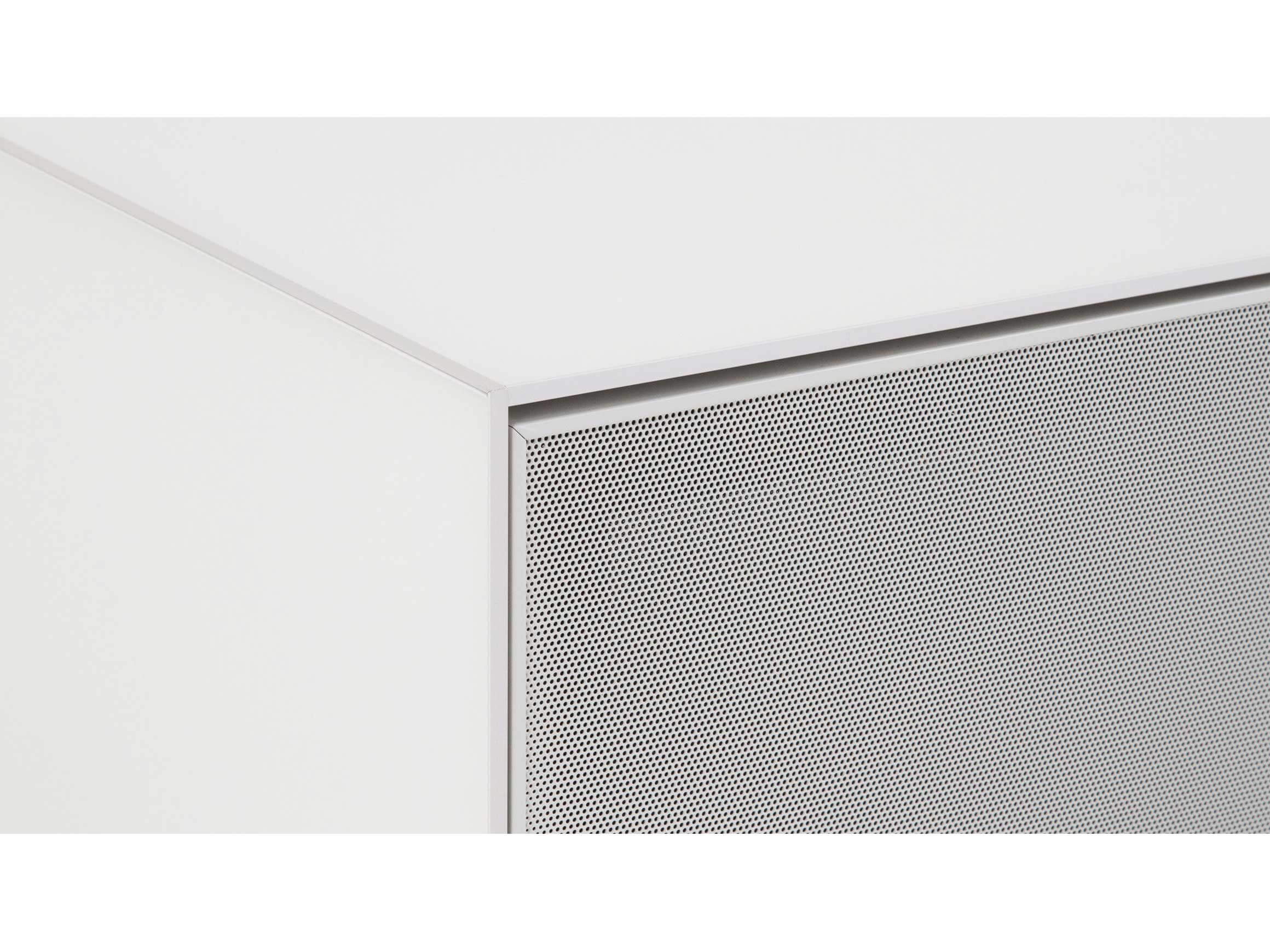 TV-Möbel Sonorous Elements, Ätzglas Hellgrau, BxTxH 130x50x28.5 cm