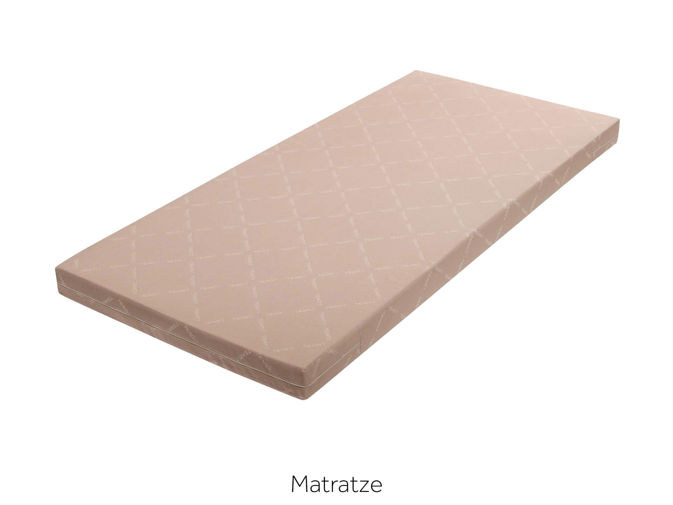 Schlafsystem Aos Fichte mit Husse Team 7 / Grösse: 90 x 200 /Matratzenhärte: weich