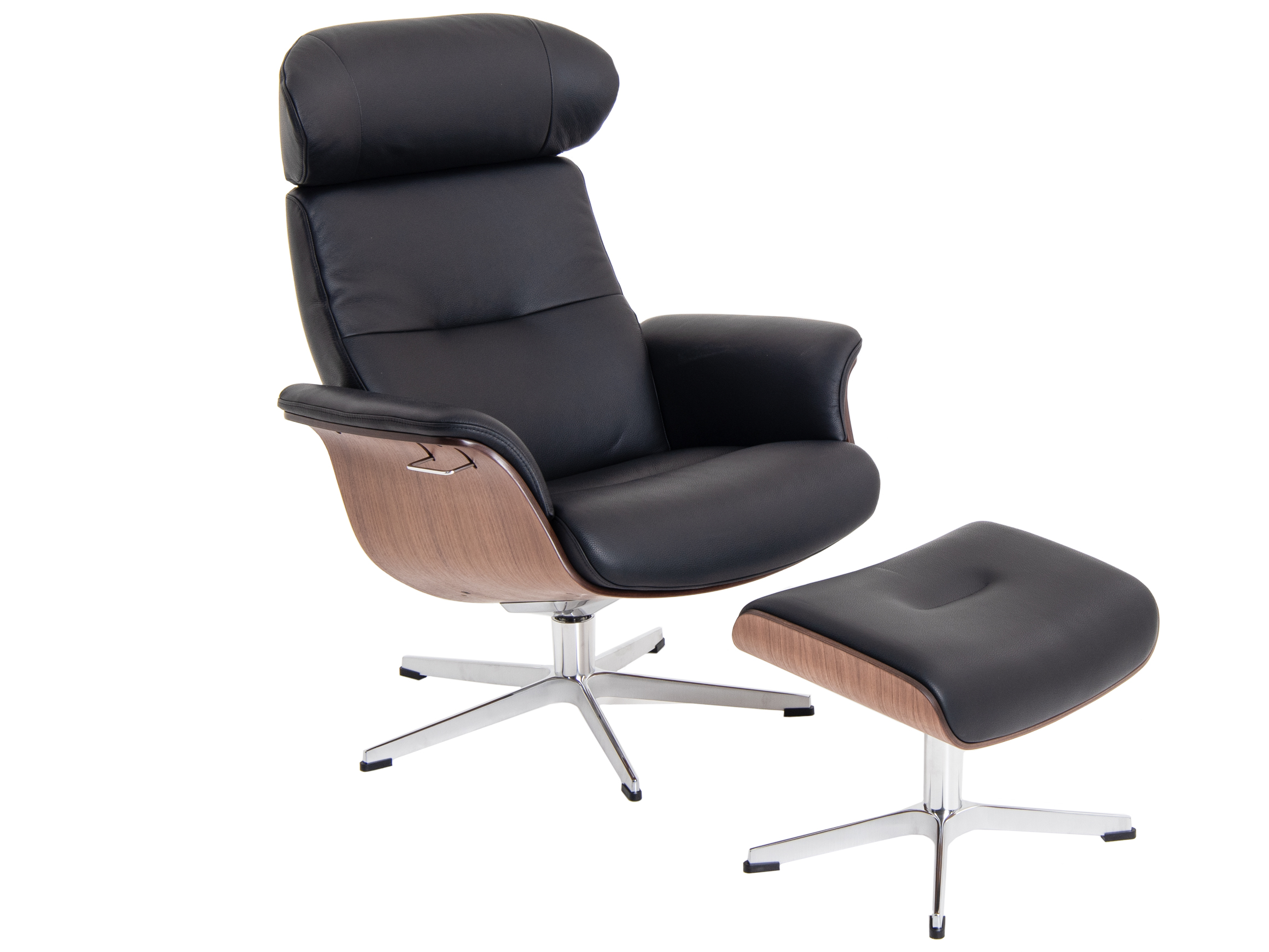 Bemo Handels AG Relaxer+Hocker Time Out Schwarz | Schubiger Möbel