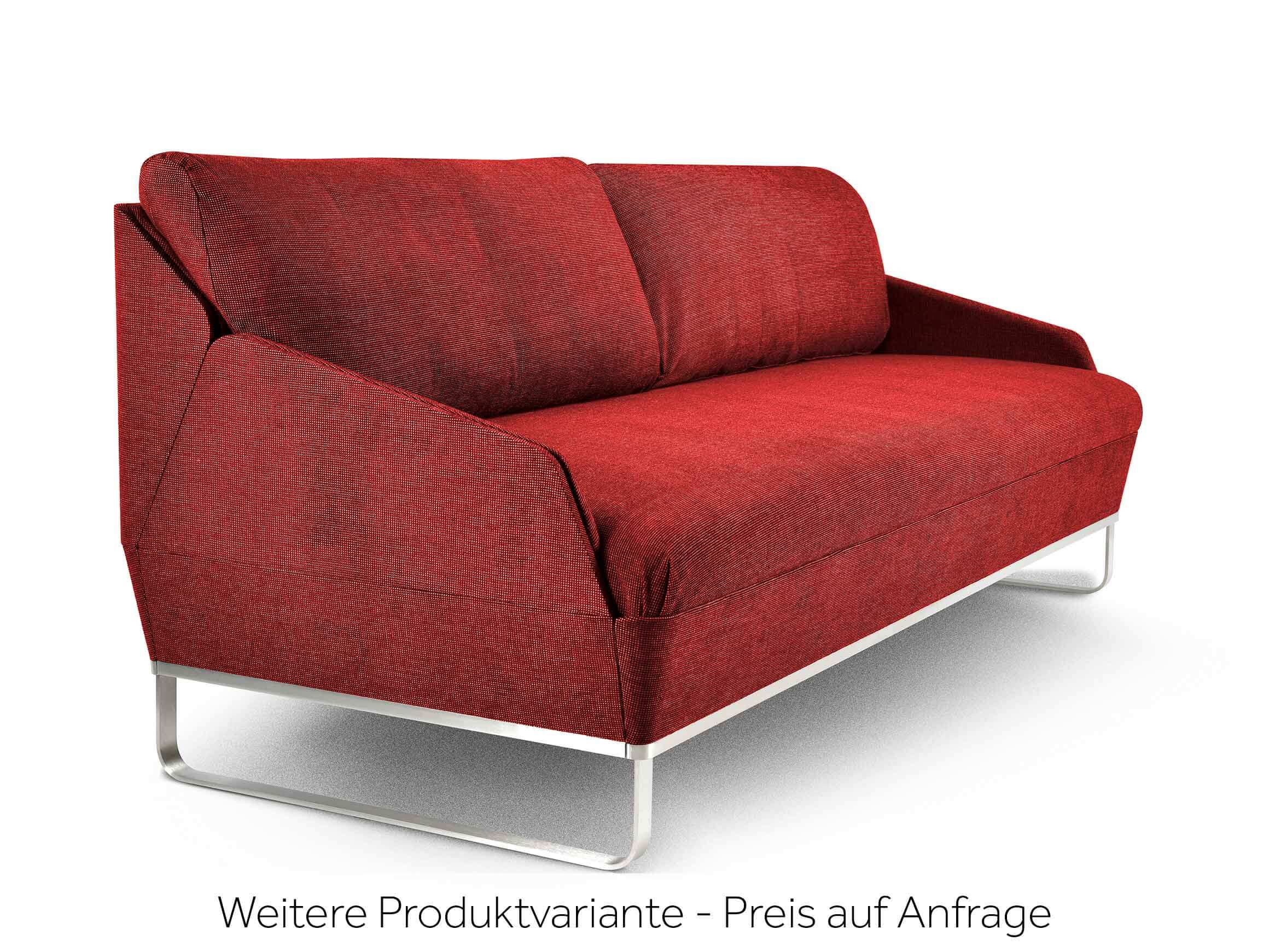 Bettsofa Bed For Living, Stoff Silber, Deluxe, b 205 cm