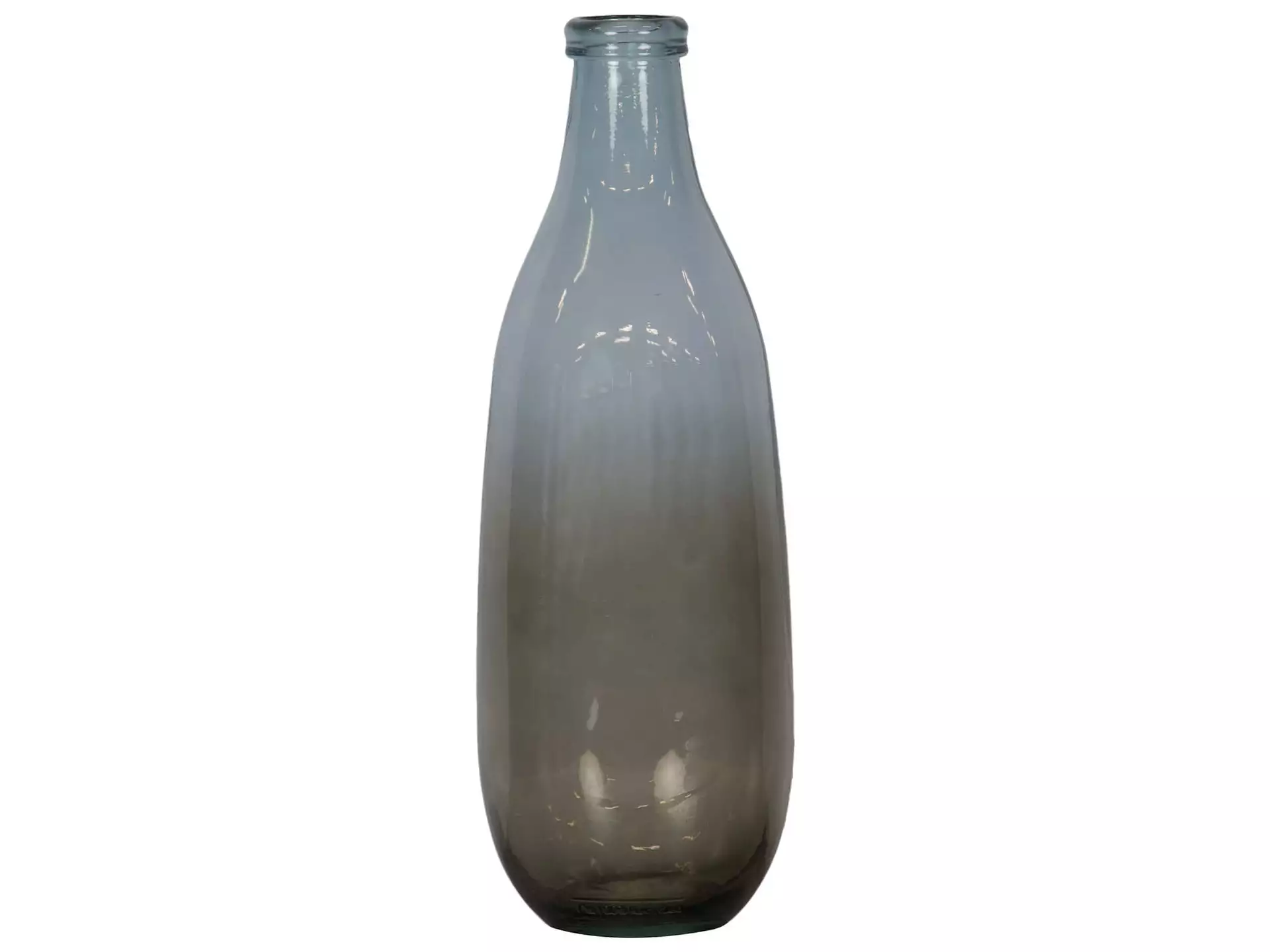 Flasche Glas Dunkelgrün H: 40 cm Decofinder