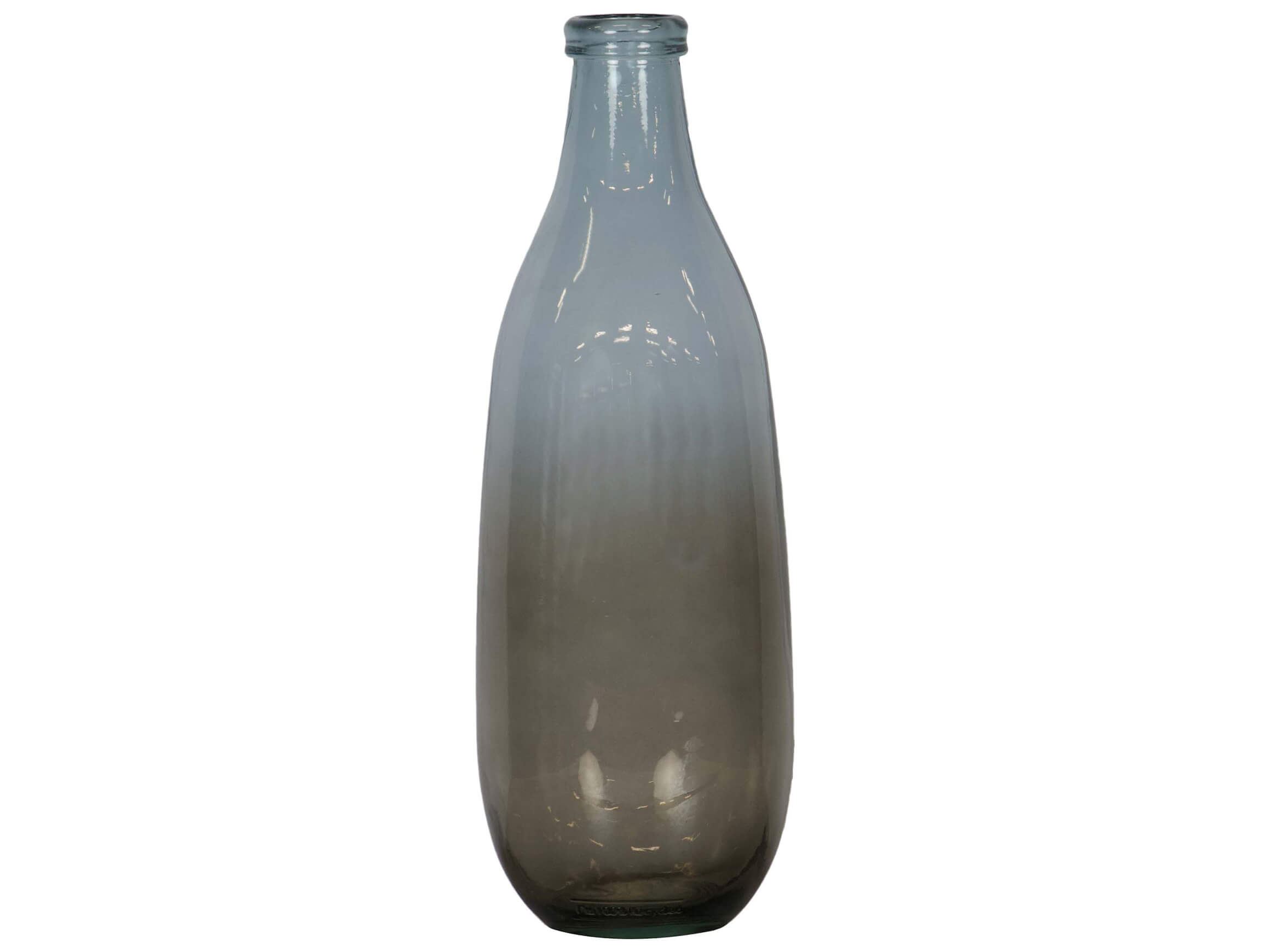 Flasche Glas Dunkelgrün H: 40 cm Decofinder
