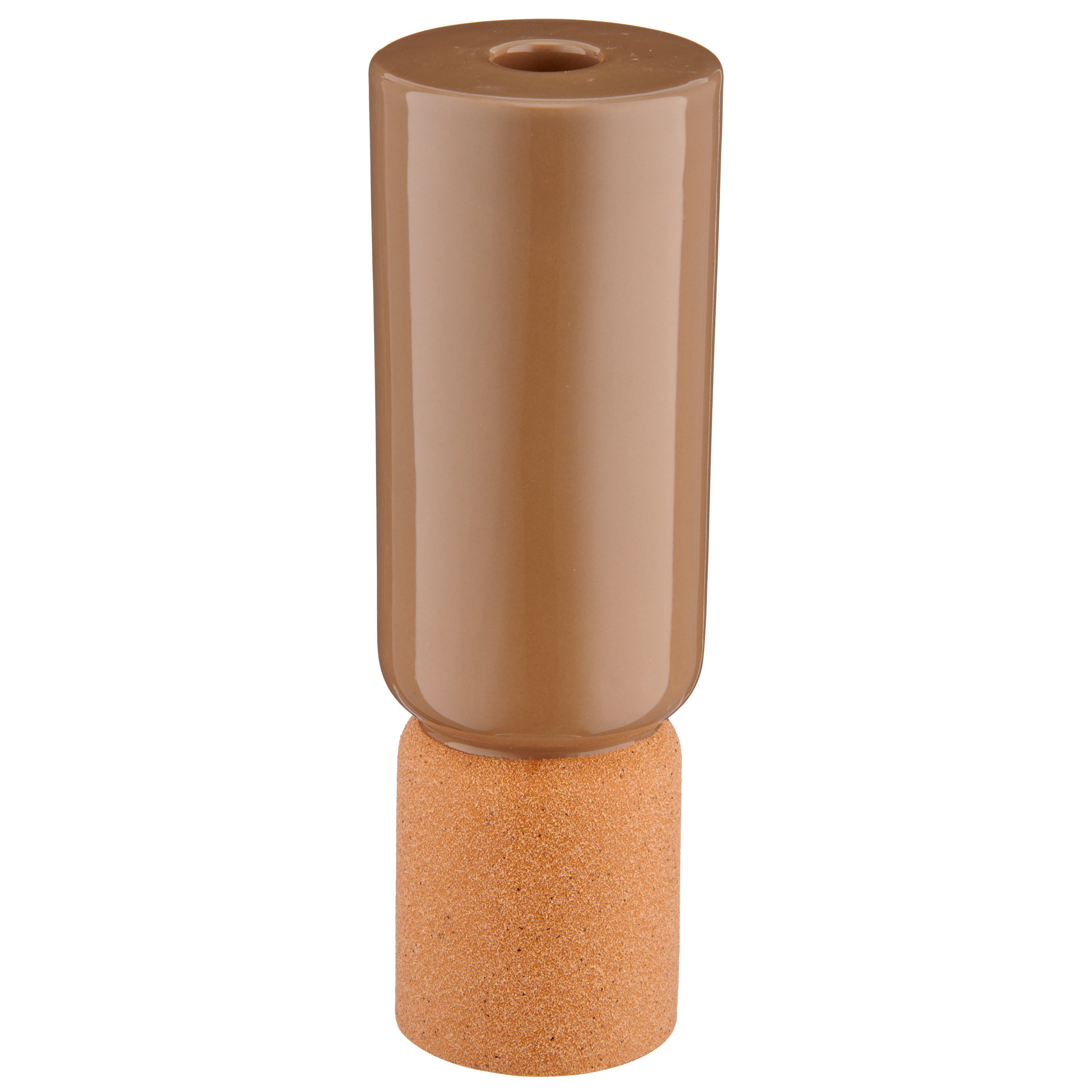 Kerzenständer Porzellan, Walnuss von Roomio