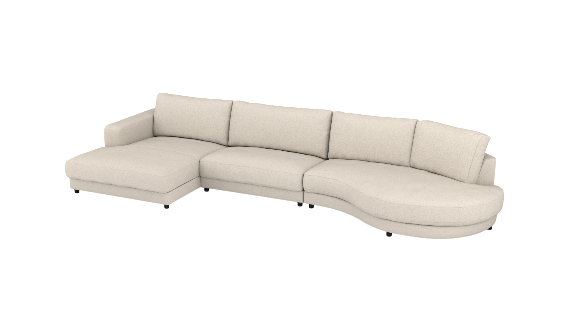 Corner sofa #3 Jupiter left Candy - UrbanDesign/ Colour: