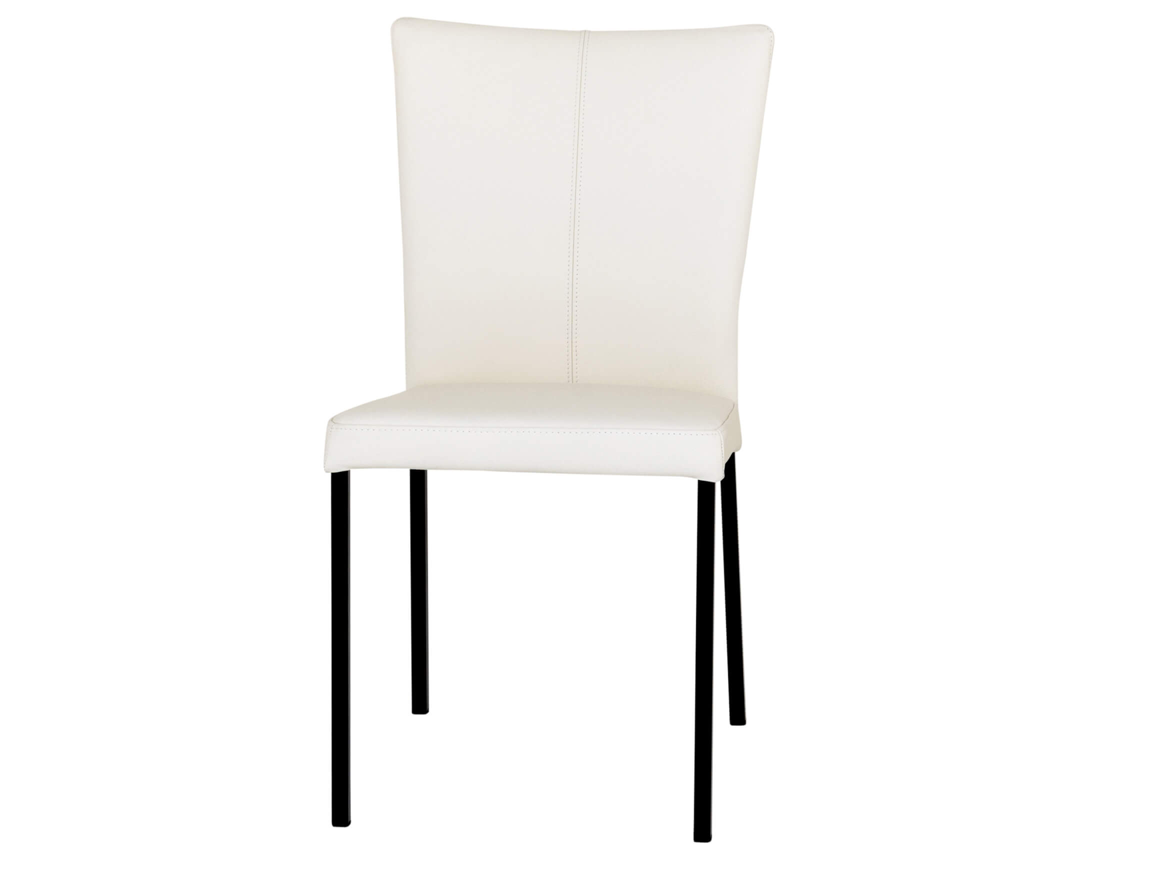 Stuhl Island Sit / Farbe: Bianco / Material: Leder