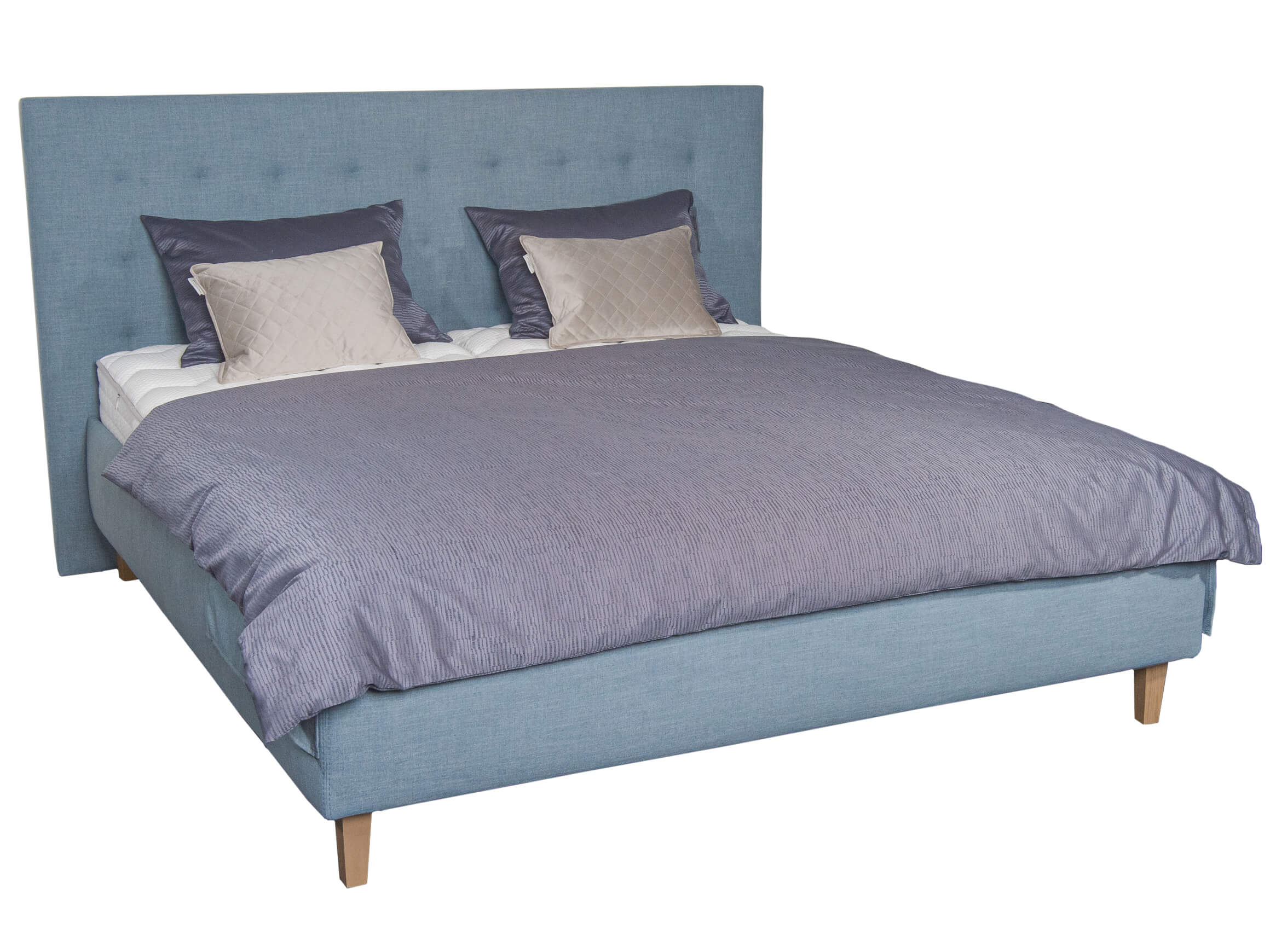 DOC Polsterbett Firenze Blau | Schubiger Möbel