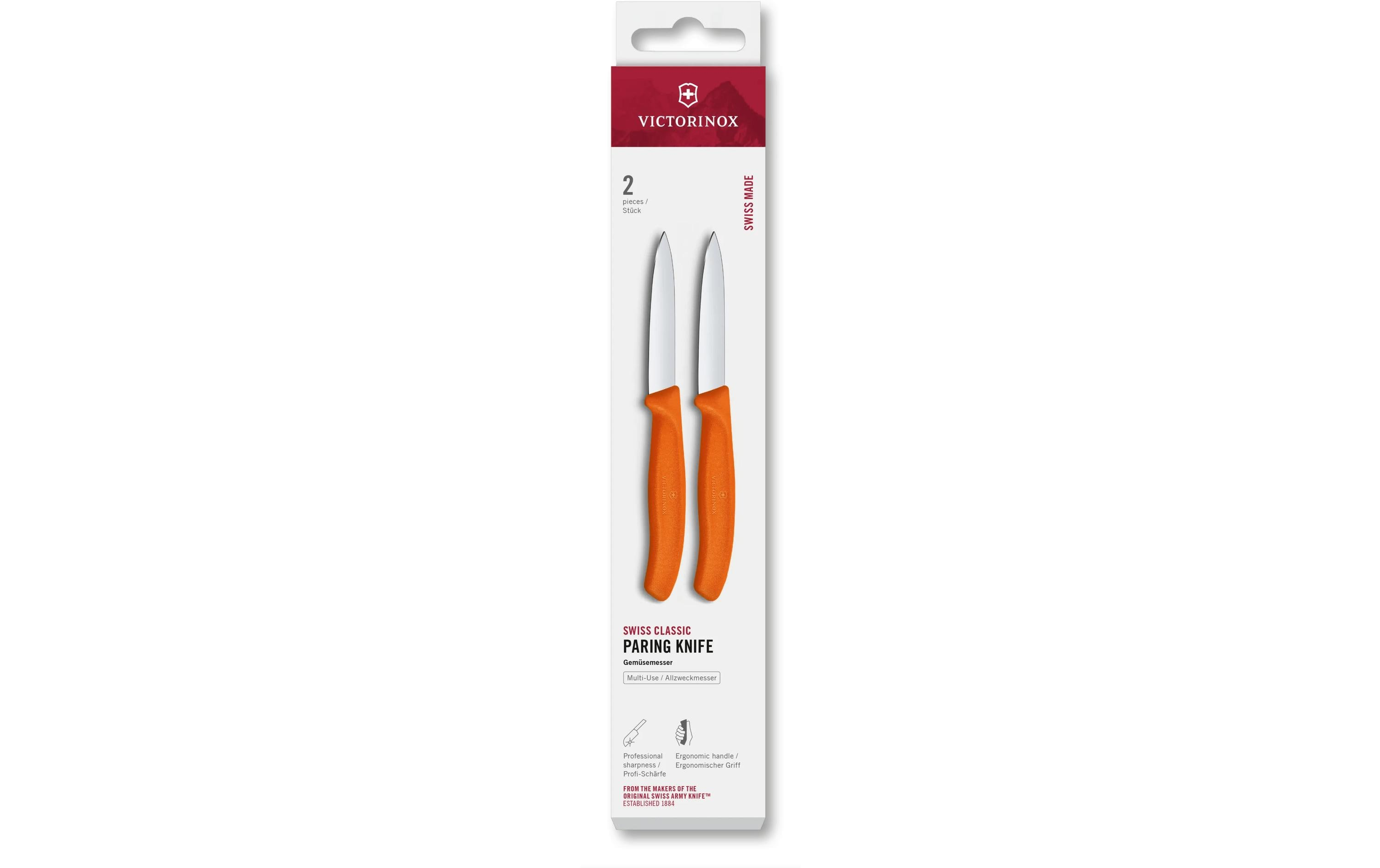 Messer-Set Swiss Classic, 8 cm, 2 Stück Von Victorinox Alltron / Farbe: Orange