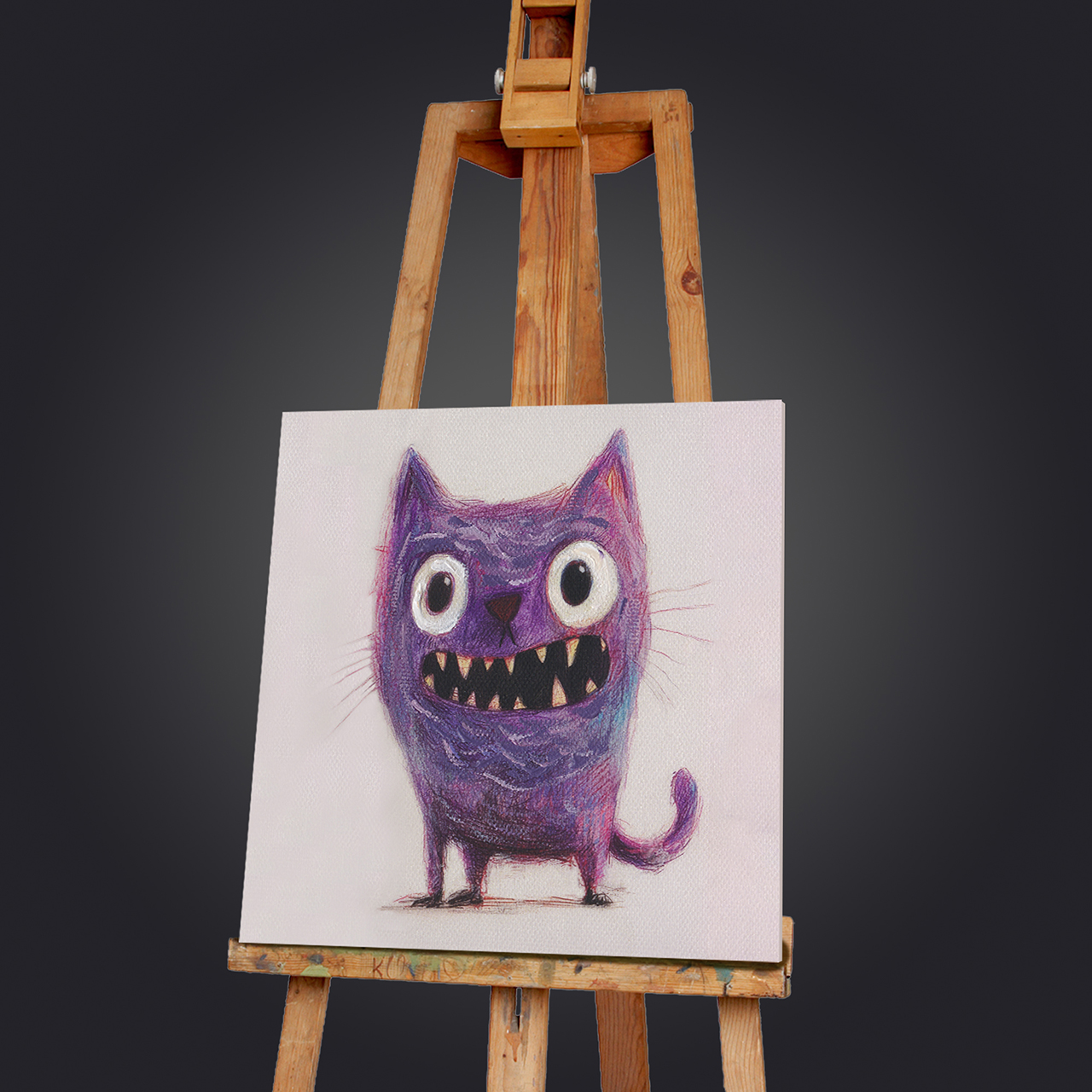 Gemälde-Monster-image LAND