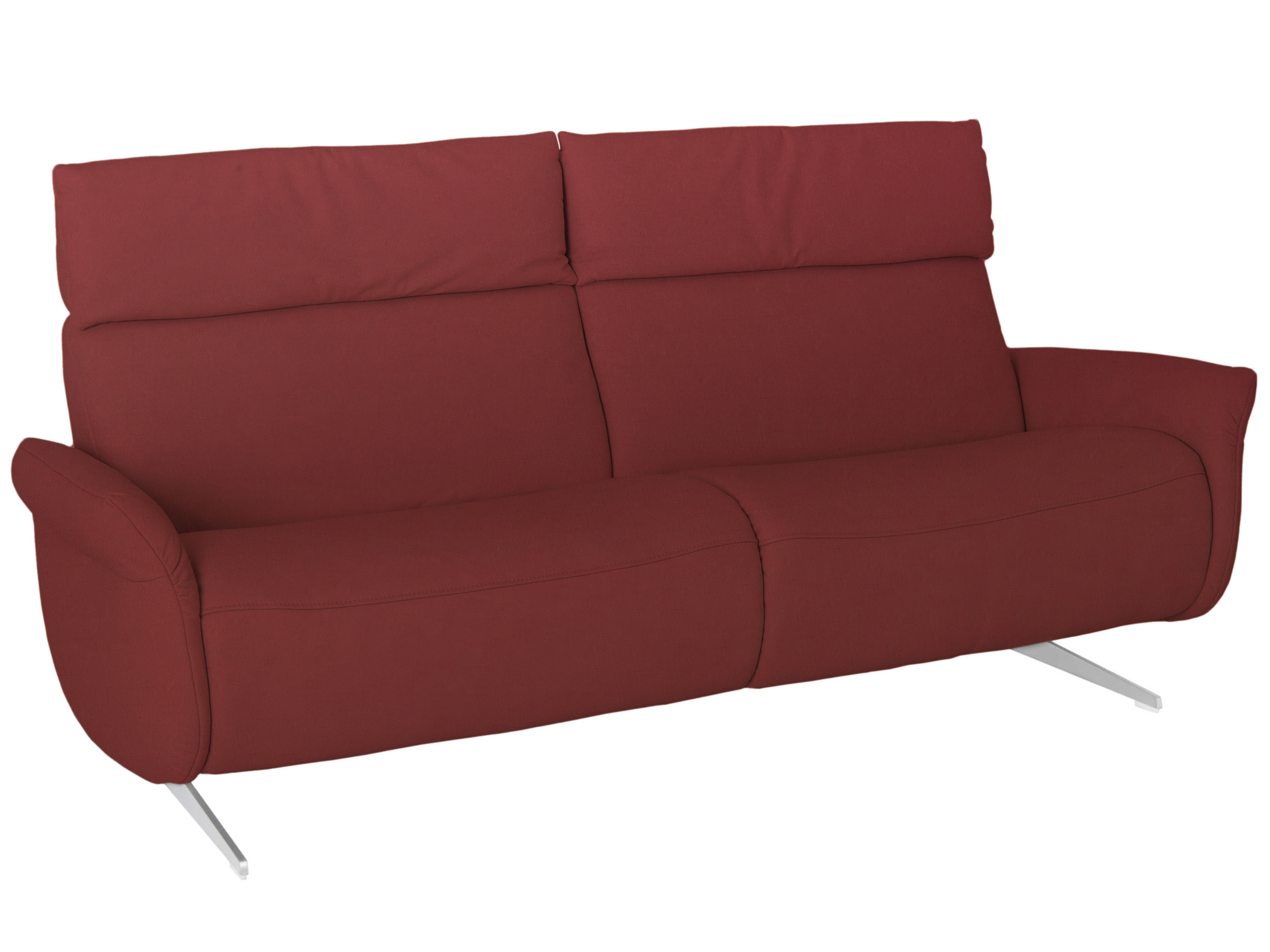 Sofa Chester Basic B: 206 cm Himolla / Farbe: Merlot / Material: Leder Basic