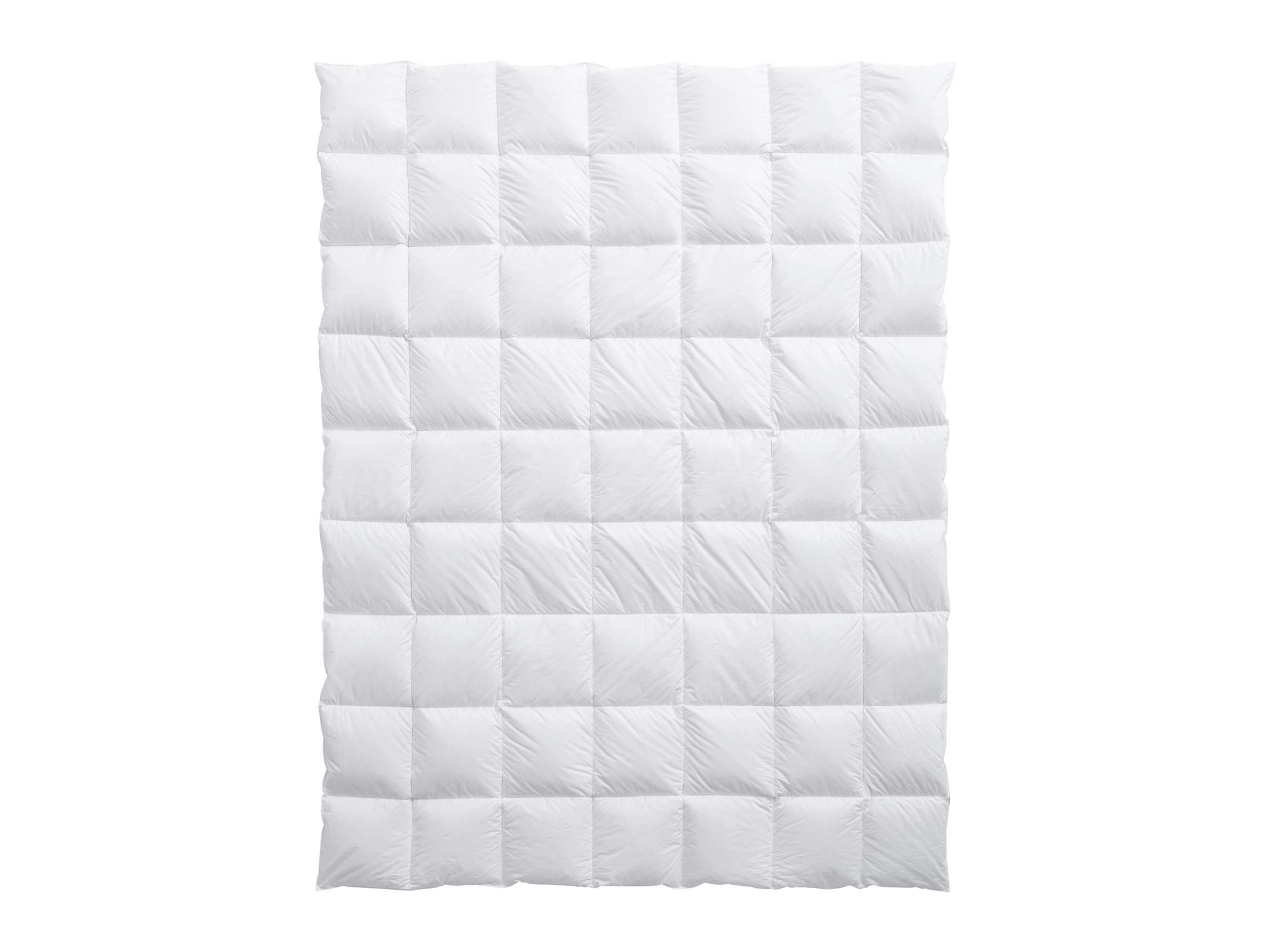All-season duvet Bern 100, 100% goose down, quilted, 160 x 210 cm