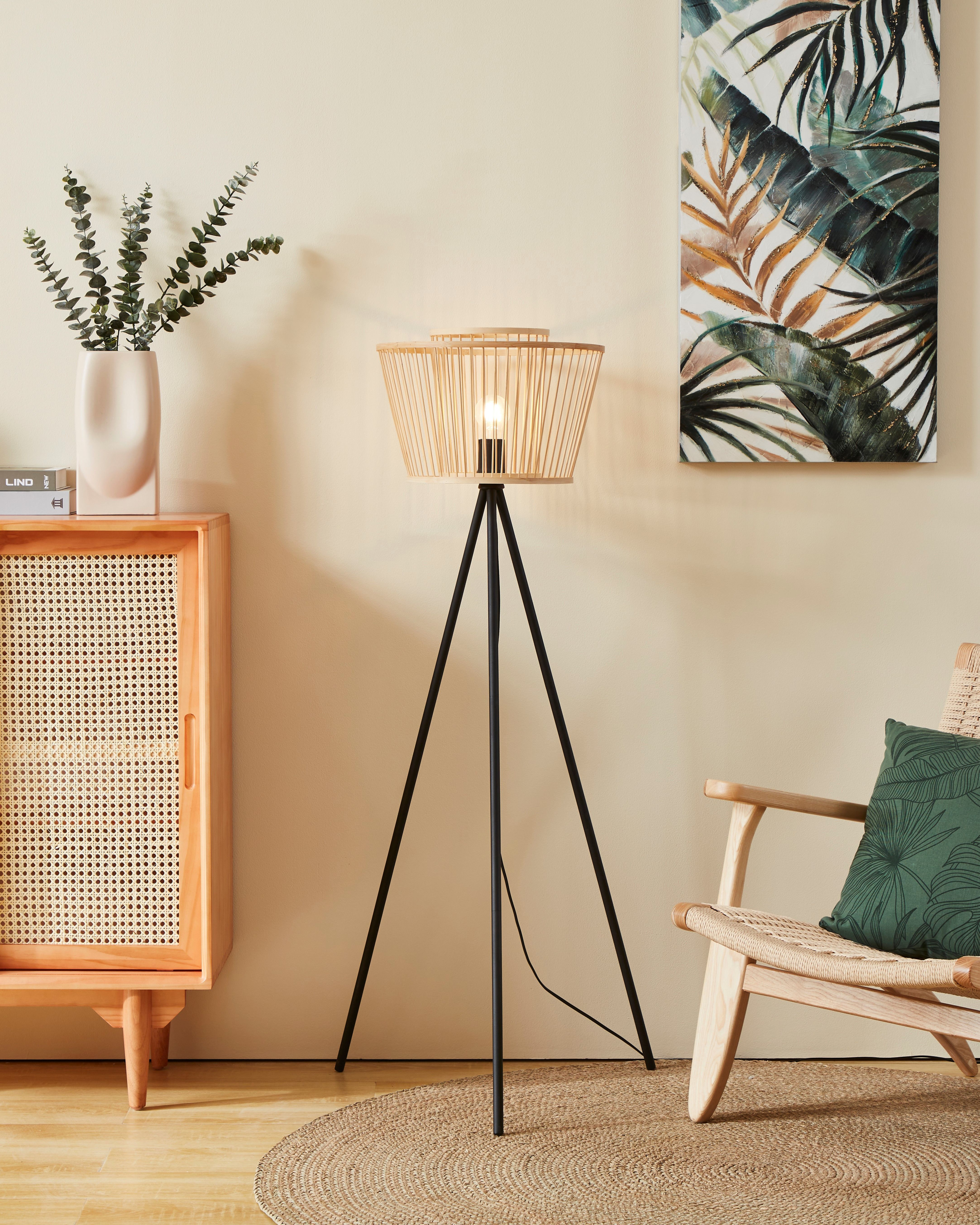 Floor lamp Roomio No.9804 Eglo / Colour: Bamboo black