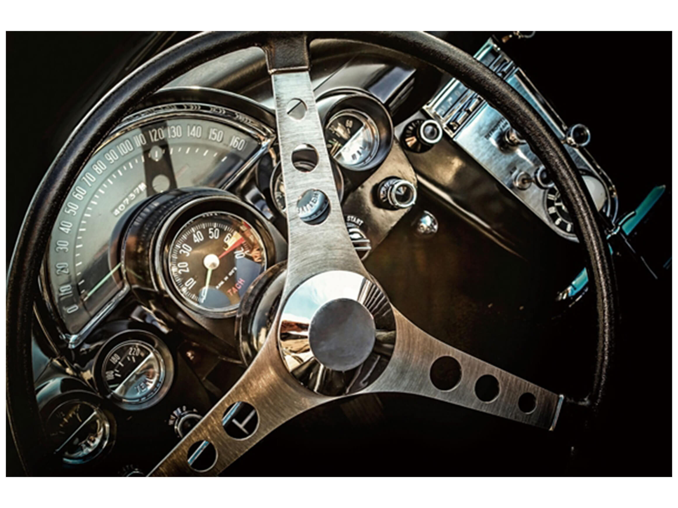 Digitaldruck auf Glas Lenkrad image LAND