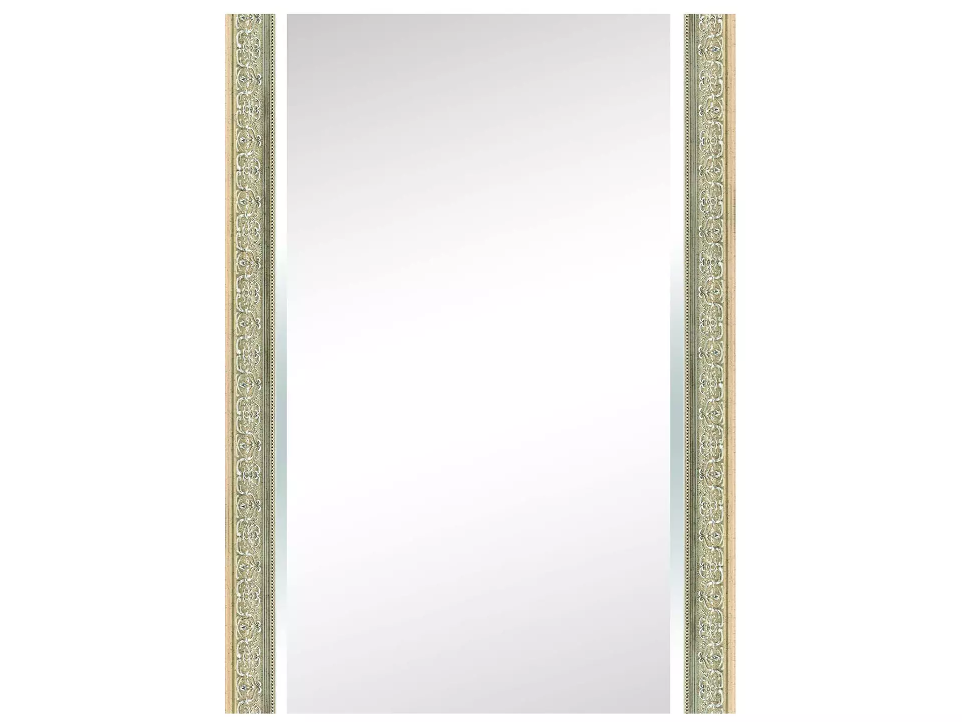 Spiegel Saskia Silber Len-Fra/ Farbe: Silber / Masse (BxH) :45,00x9,00 cm
