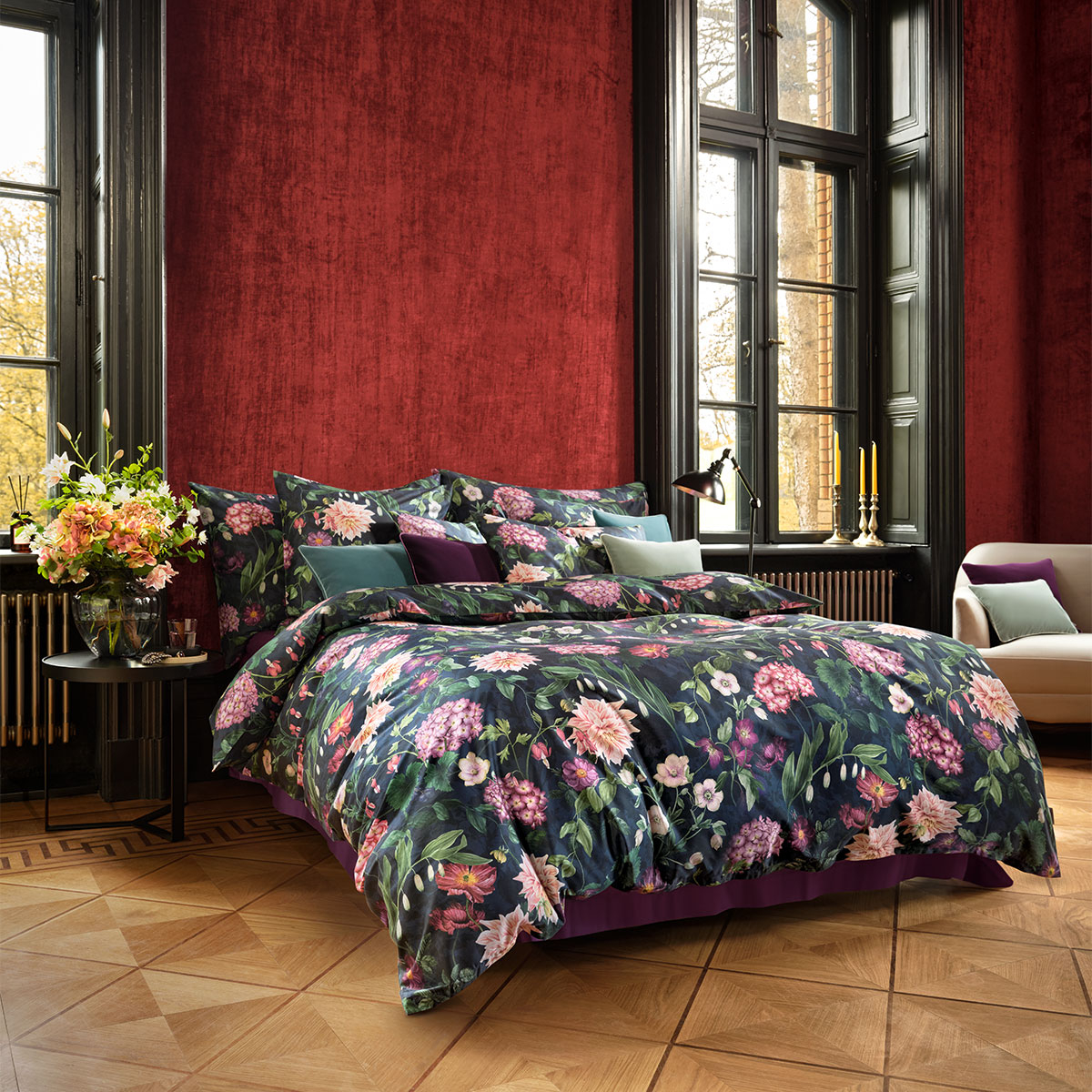 Bettwäsche Ophelia-Noblesse, Blue Schlossberg"