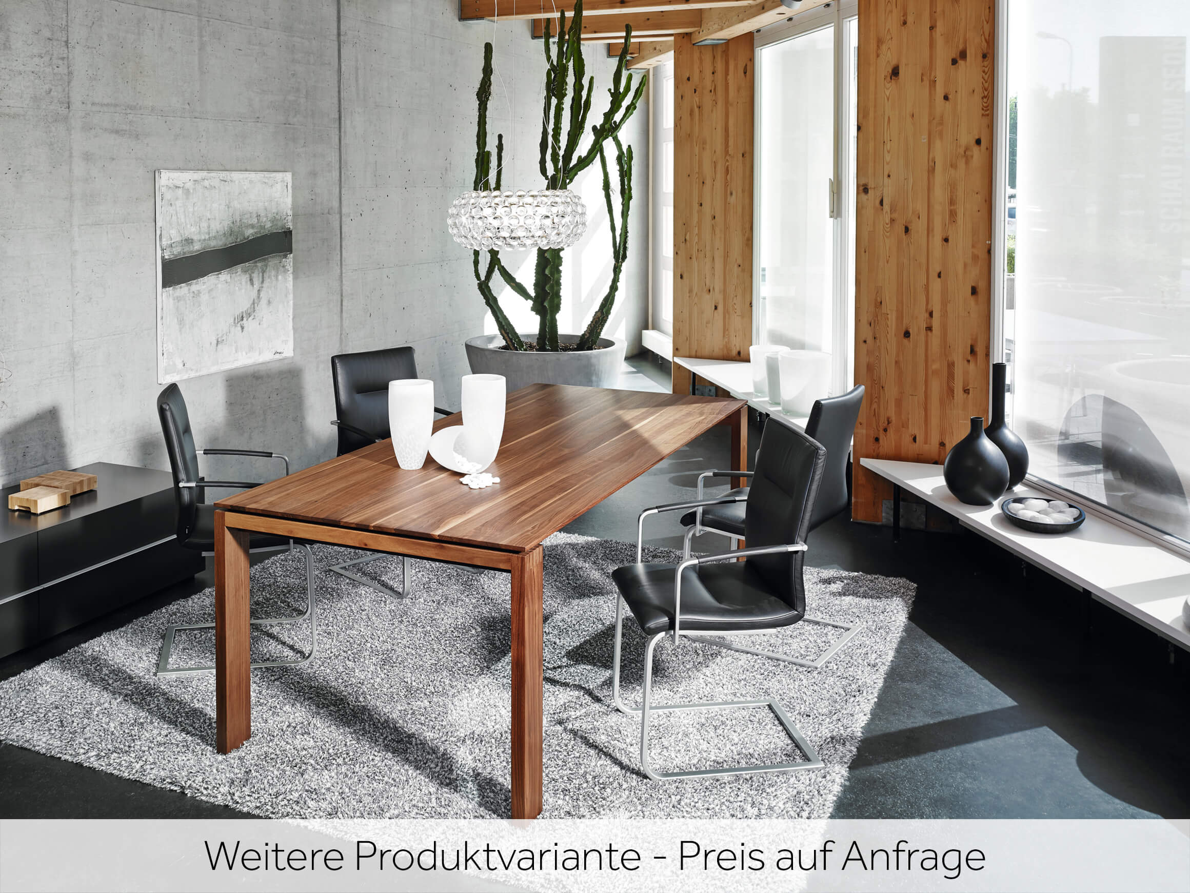 Mona cantilever chair Seetal / colour: mocha / cover material: leather