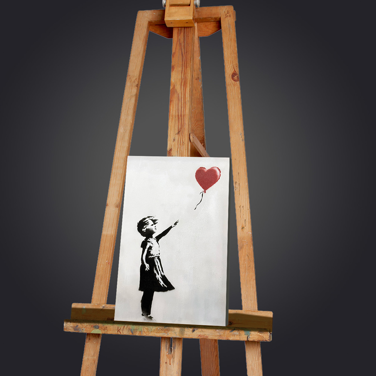 Gemälde-Love Balloon Girl-image LAND