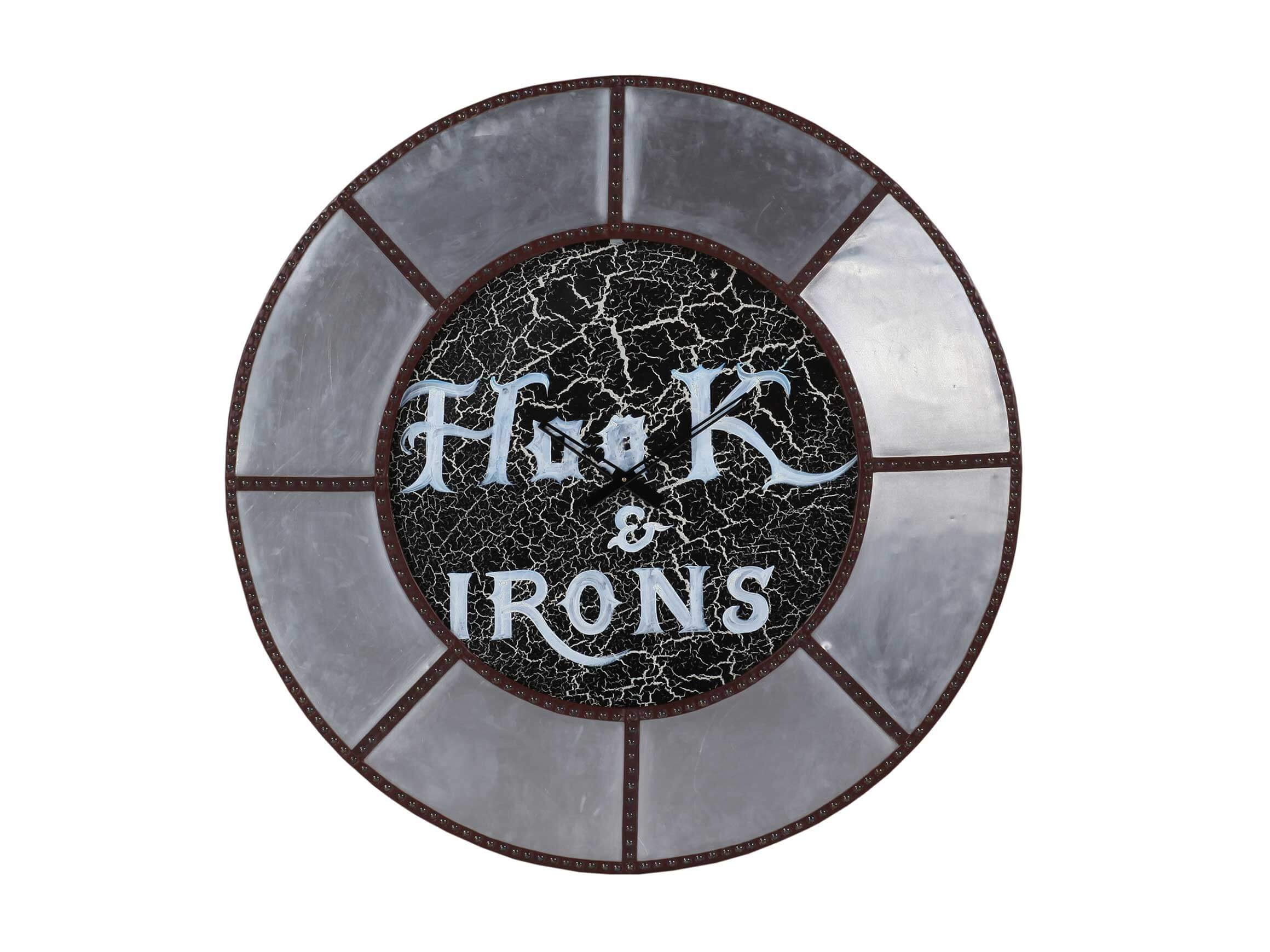 Uhr Cheetah, Rund, Alu, Textilleder, Vintage-Look,