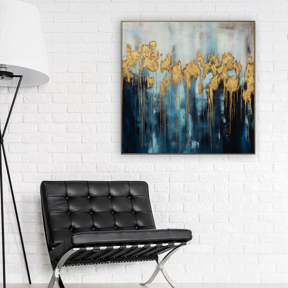 Bild Golden Waves image LAND / Grösse: 100 x 100 cm