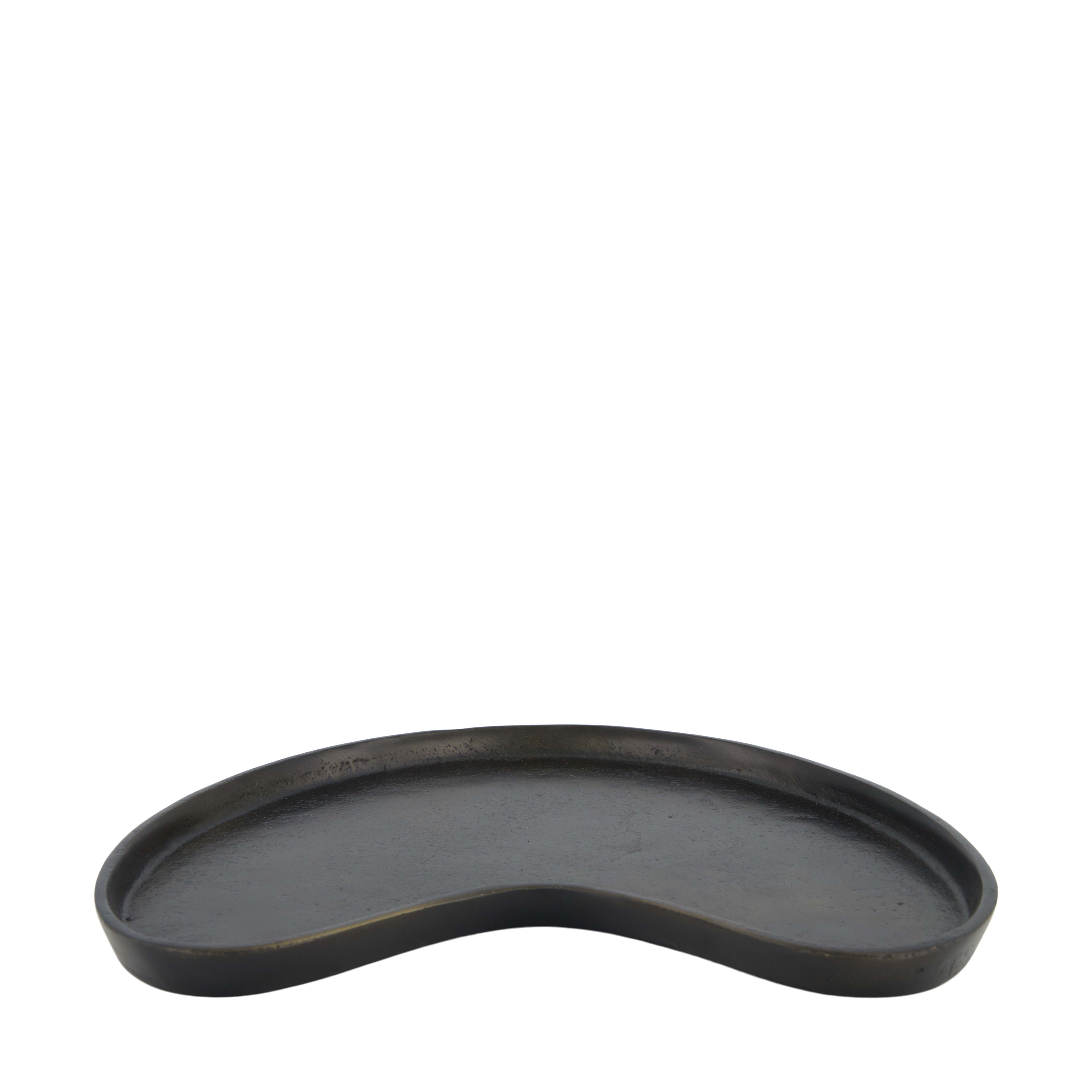 Tablett Aluminium, Schwarz Decofinder