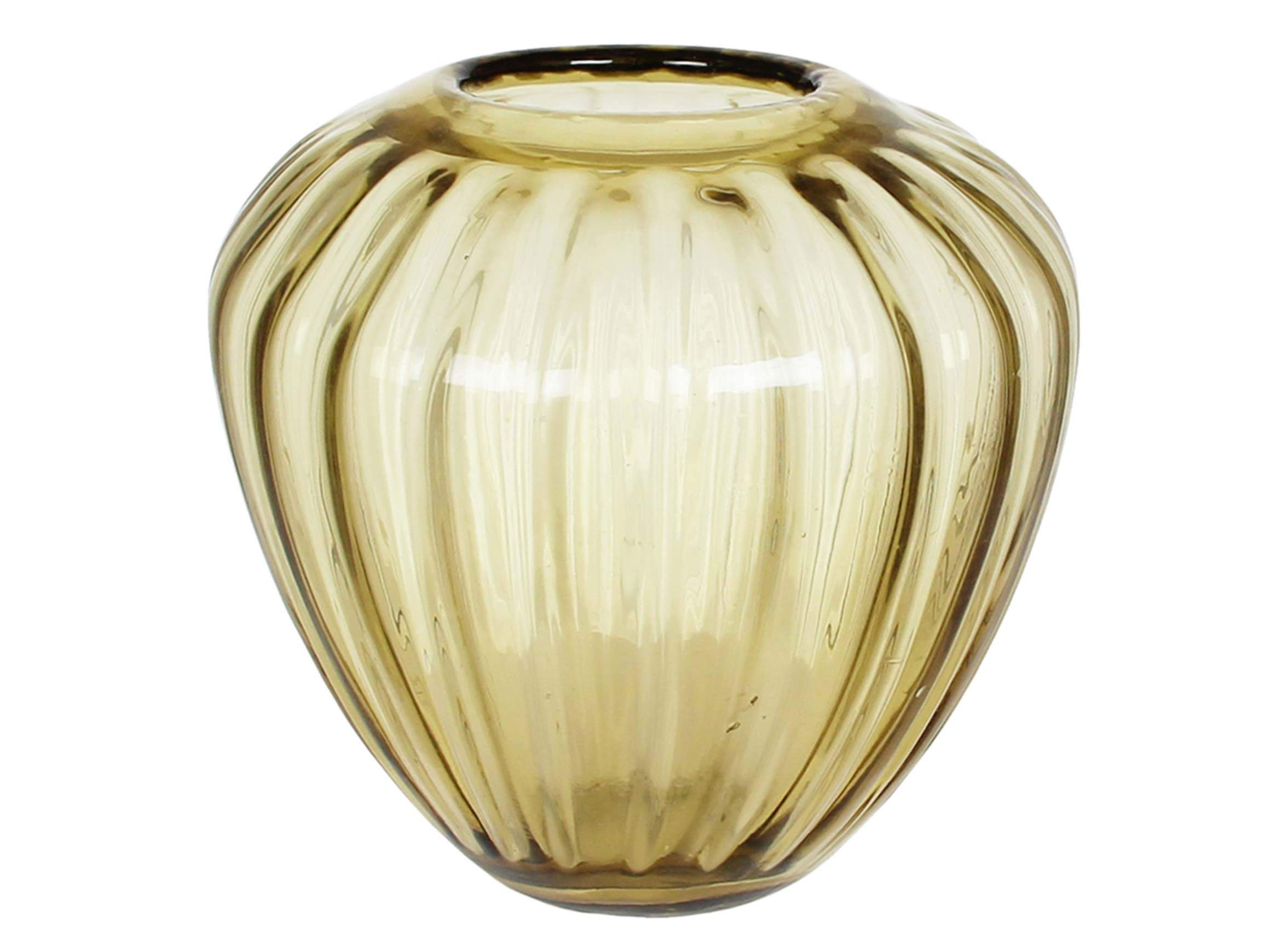 Vase Kula Bernstein H: 24 cm Kaheku