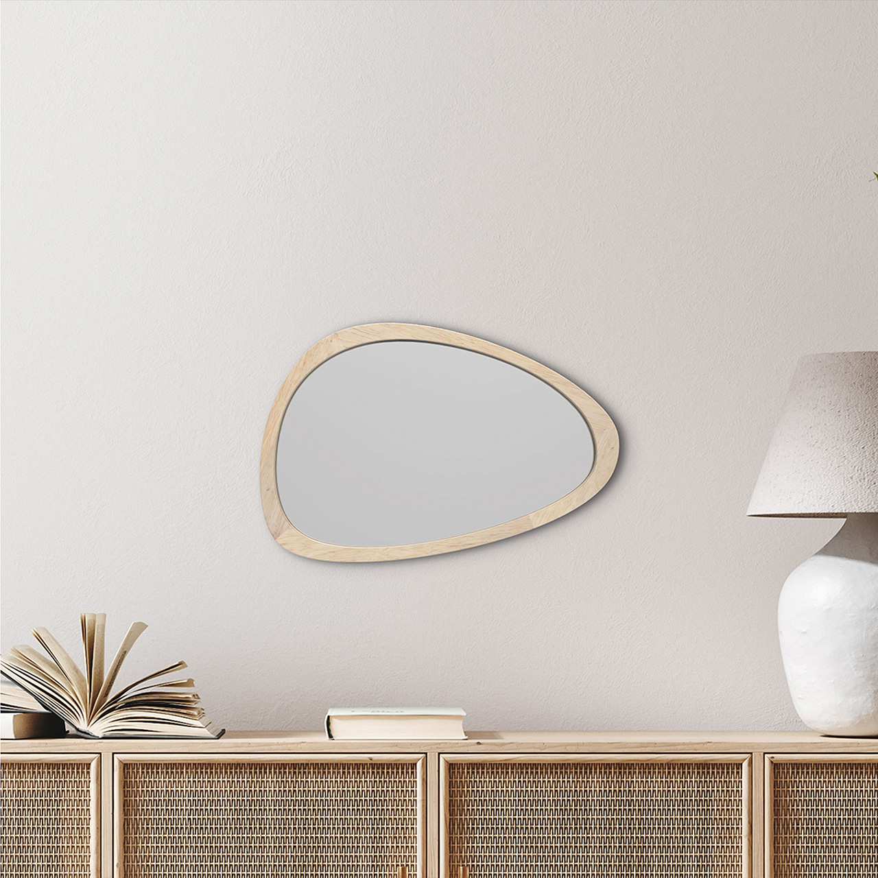 Stone Light wall mirror image LAND
