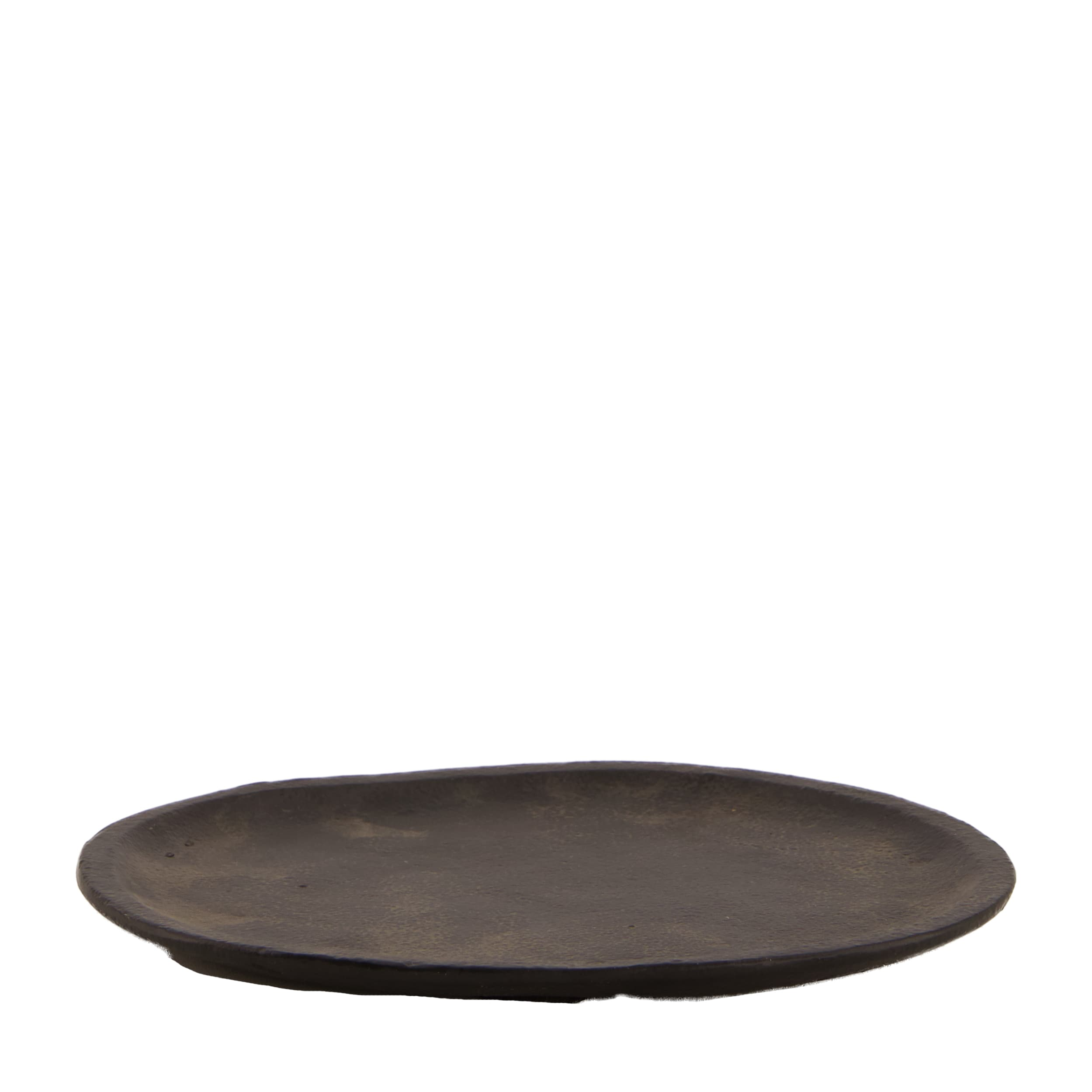 Tablett Aluminium, Schwarz D: 17 cm Decofinder / Farbe: