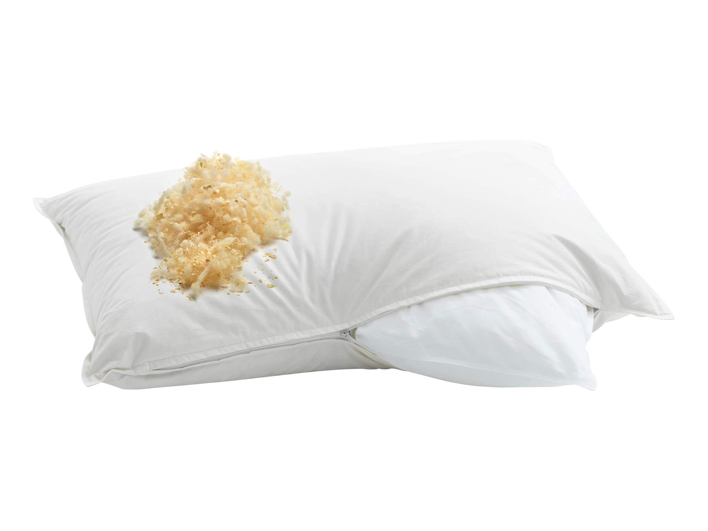 Kissen Casa Nature, Daunen, Wolle, Arve, Stützkraft