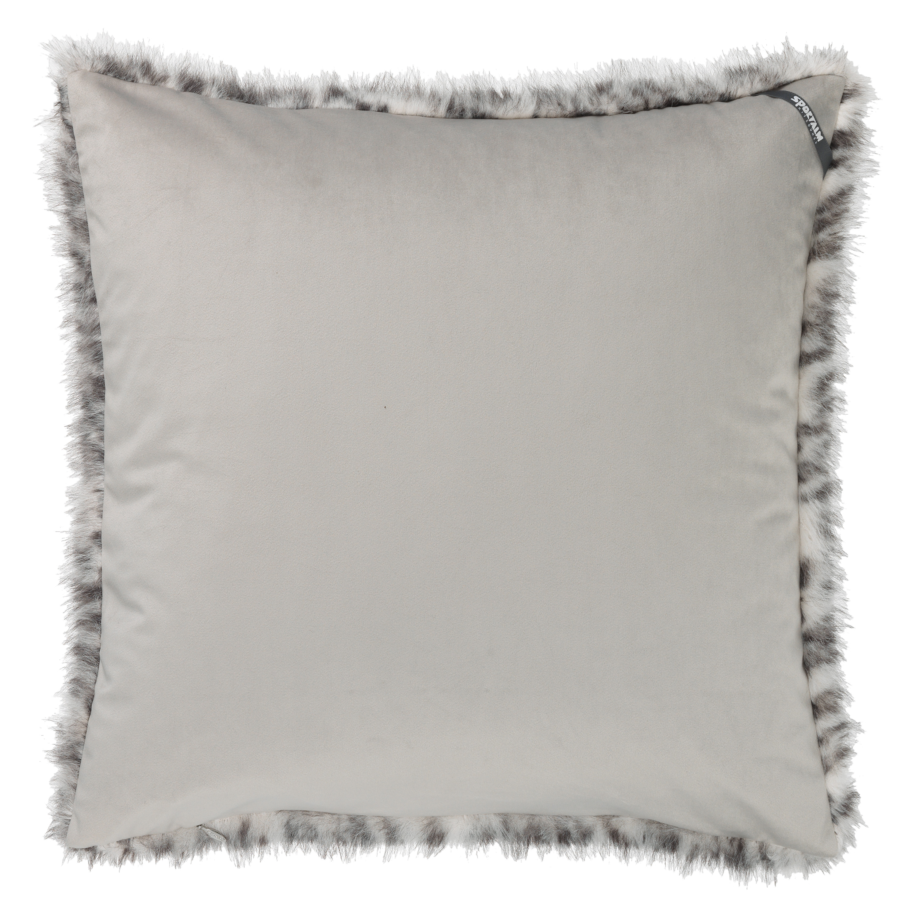 Zierkissenhülle Snow Leo, Grau-Weiss B: 50 cm Stoeckel & Grimmler / Farbe: Grau Weiss