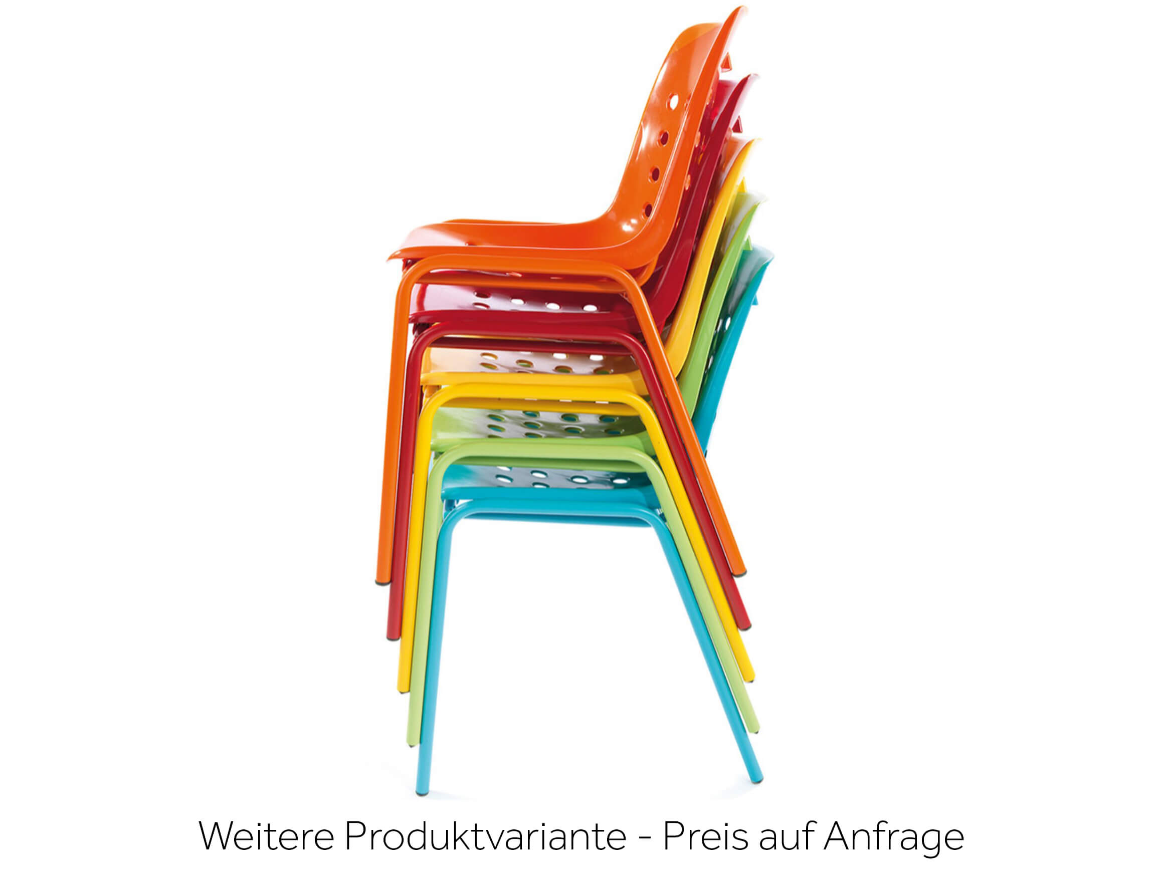 Schalen-Stuhl Bermuda von Schaffner / Farbe: Weiss / Grösse: 49 x 52 cm