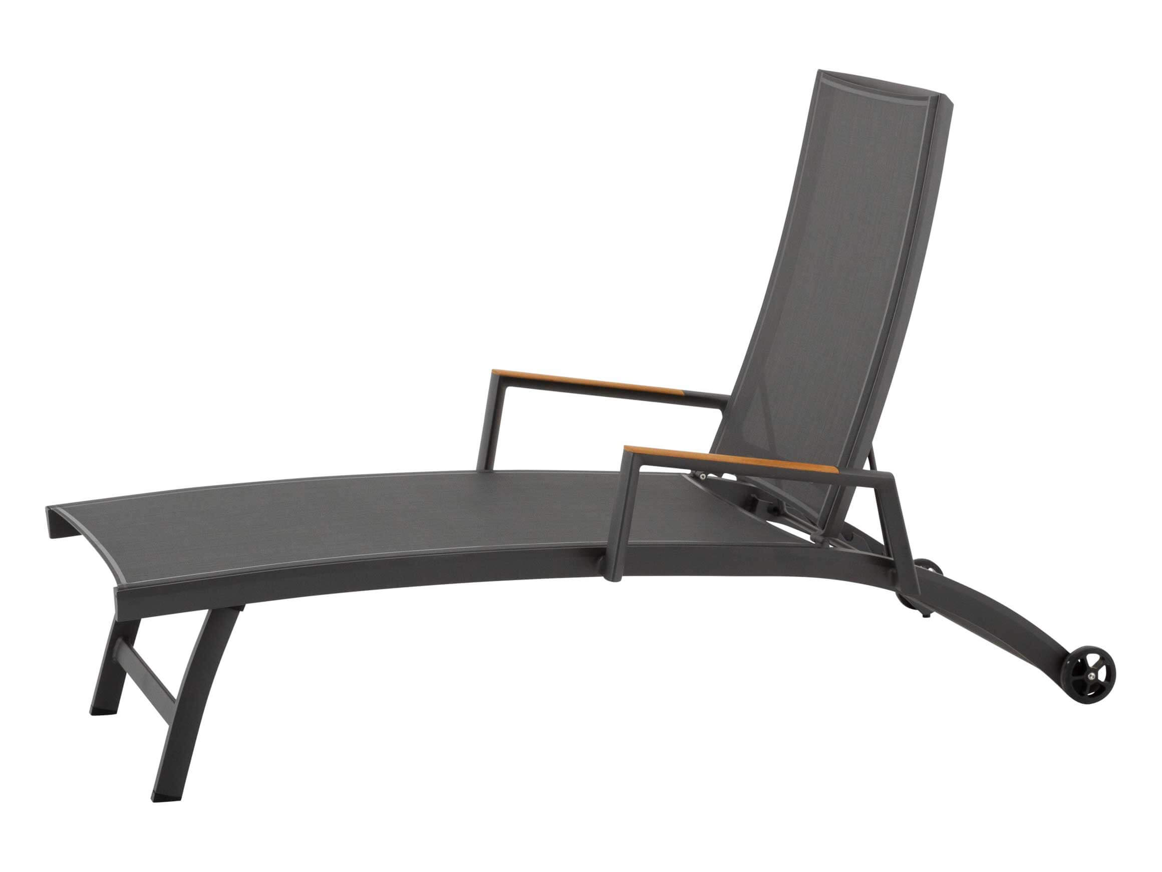 Gartenliege Fly Graphit von Blaser und Trösch