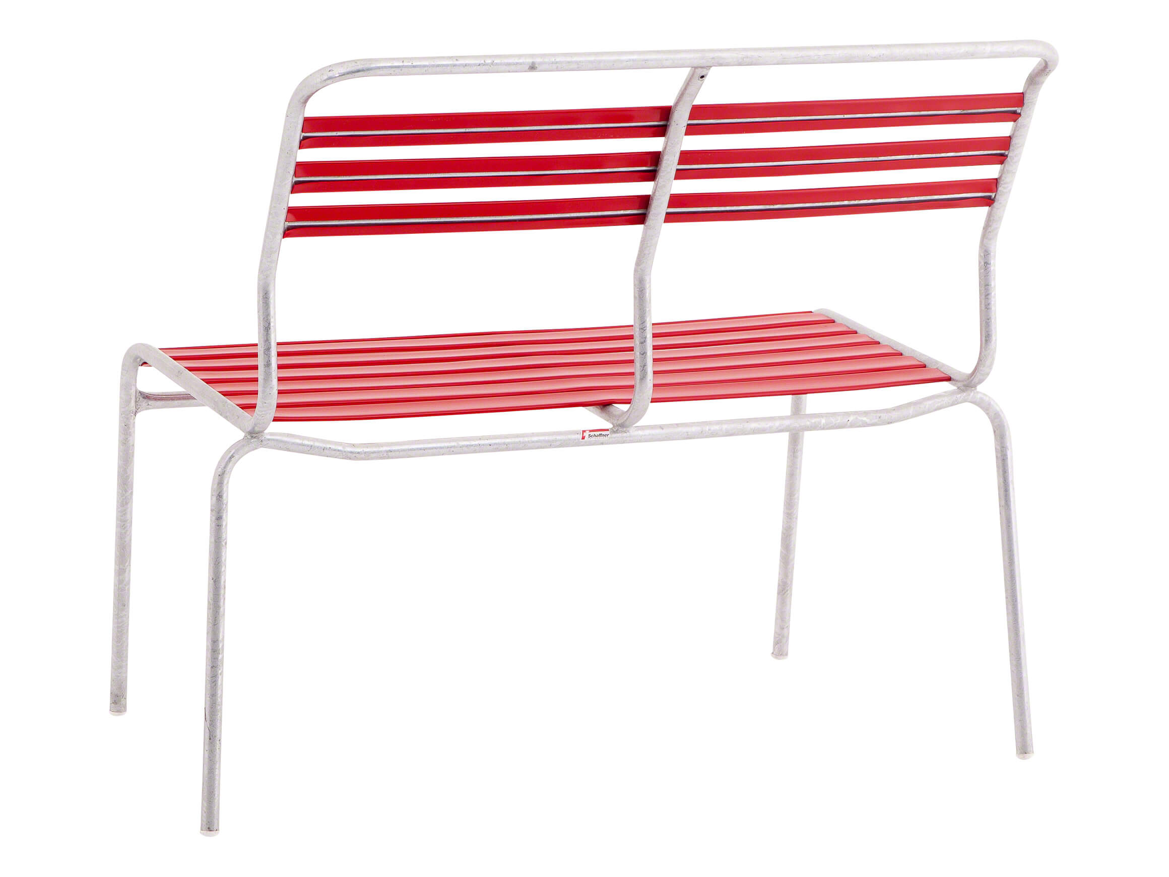Lättlibank Säntis, Rot Feuerverzinkt, b 59 cm t 108 cm h 85 cm