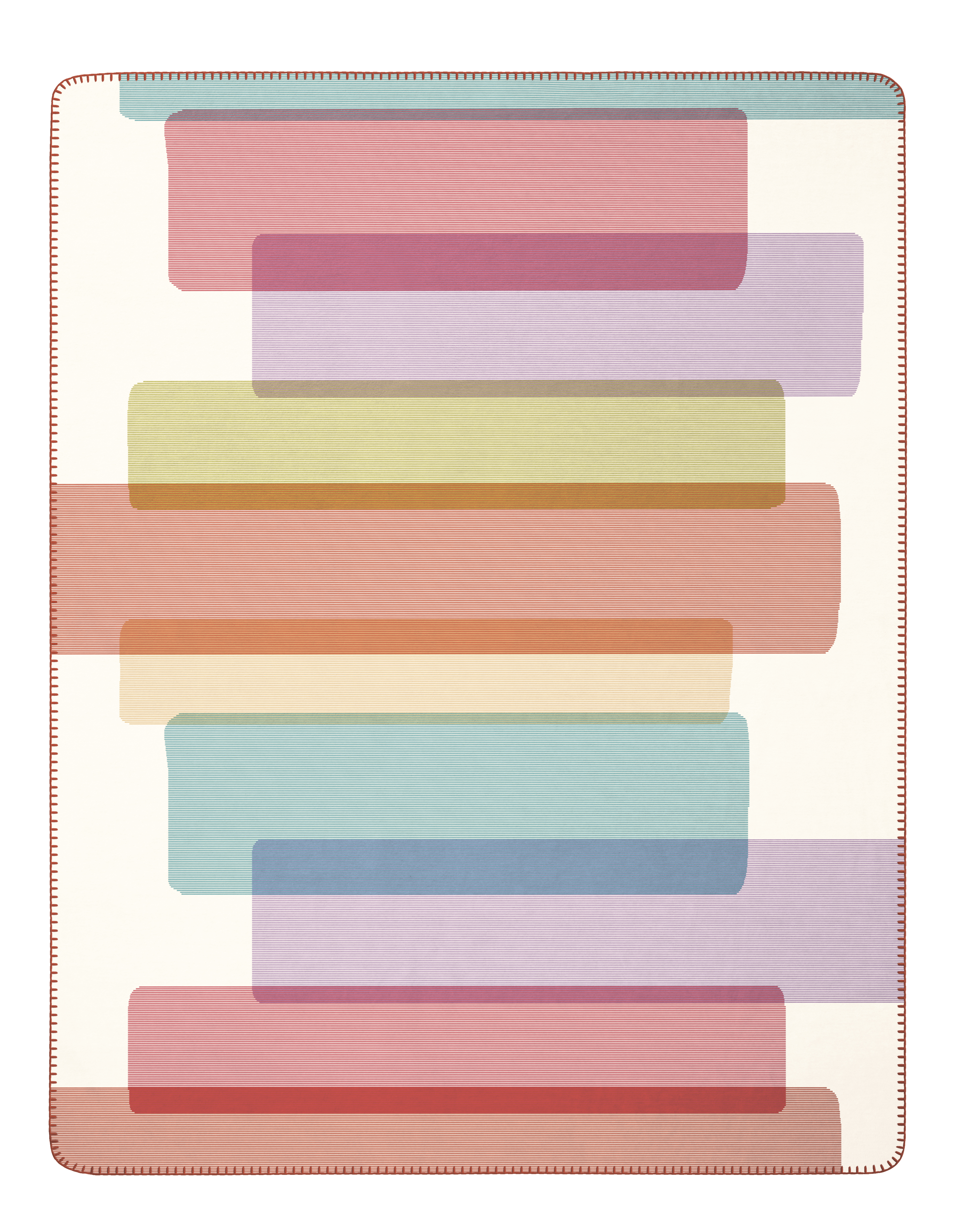 Biederlack Plaid Plaid Floating Forms, Multi 150 x 200 cm  | Schubiger Möbel