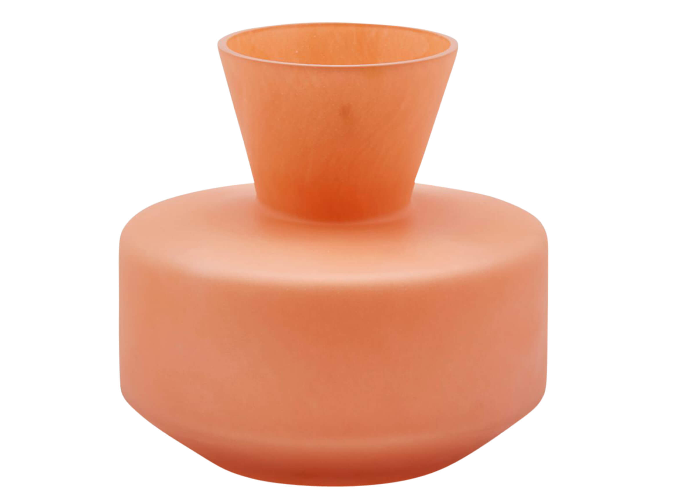 Edg Vase Mit Hals Salmon H: 25 cm  | Schubiger Möbel