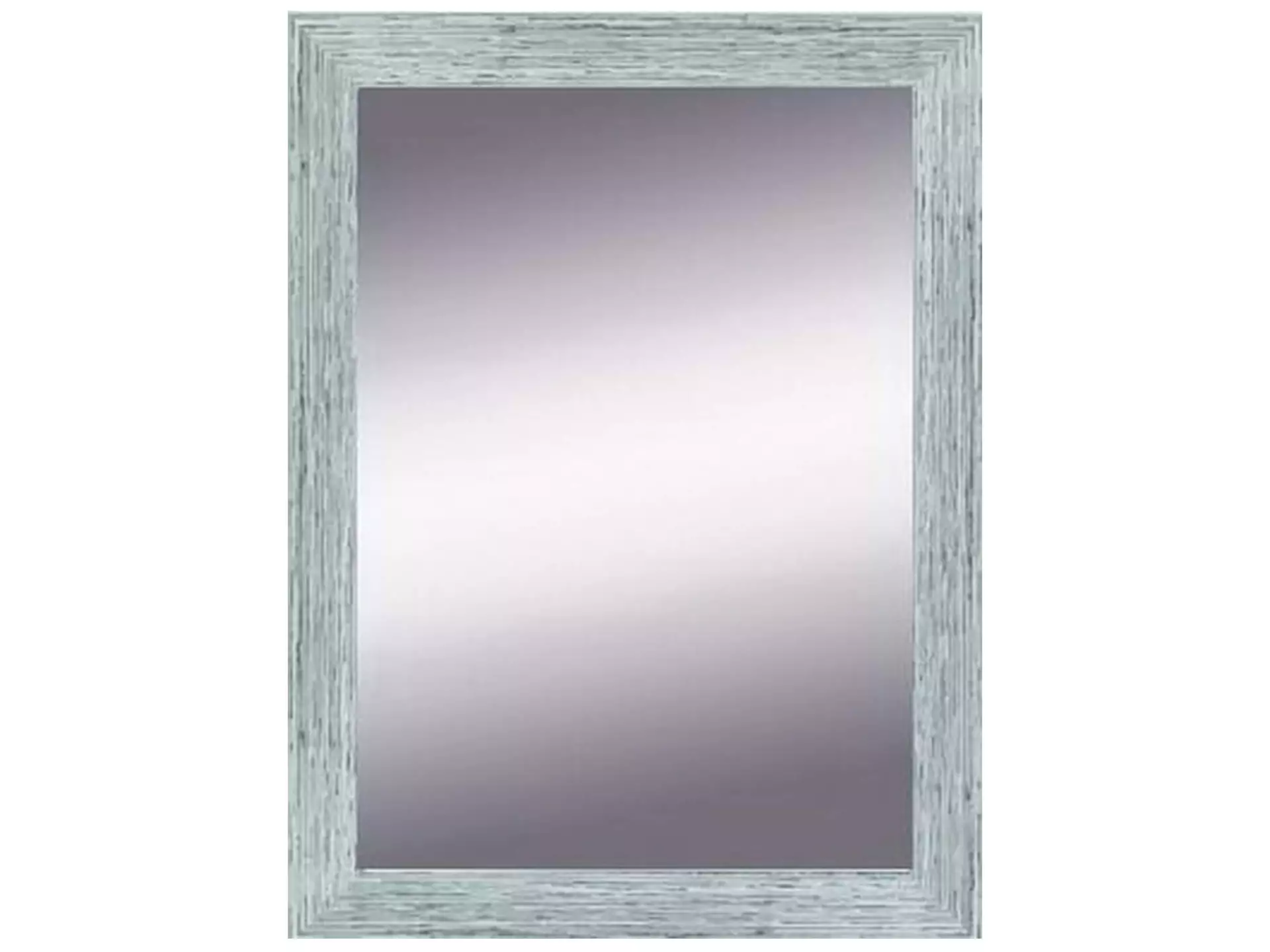 Spiegel Stella Silber Weiss Len-Fra/ Farbe: Silber / Masse (BxH) :63,00x83,00 cm