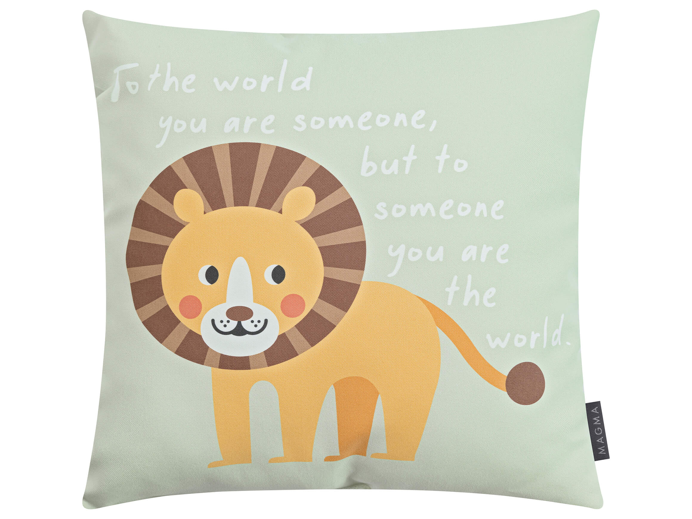 Magma Kissen World Löwe 45x45 cm  | Schubiger Möbel