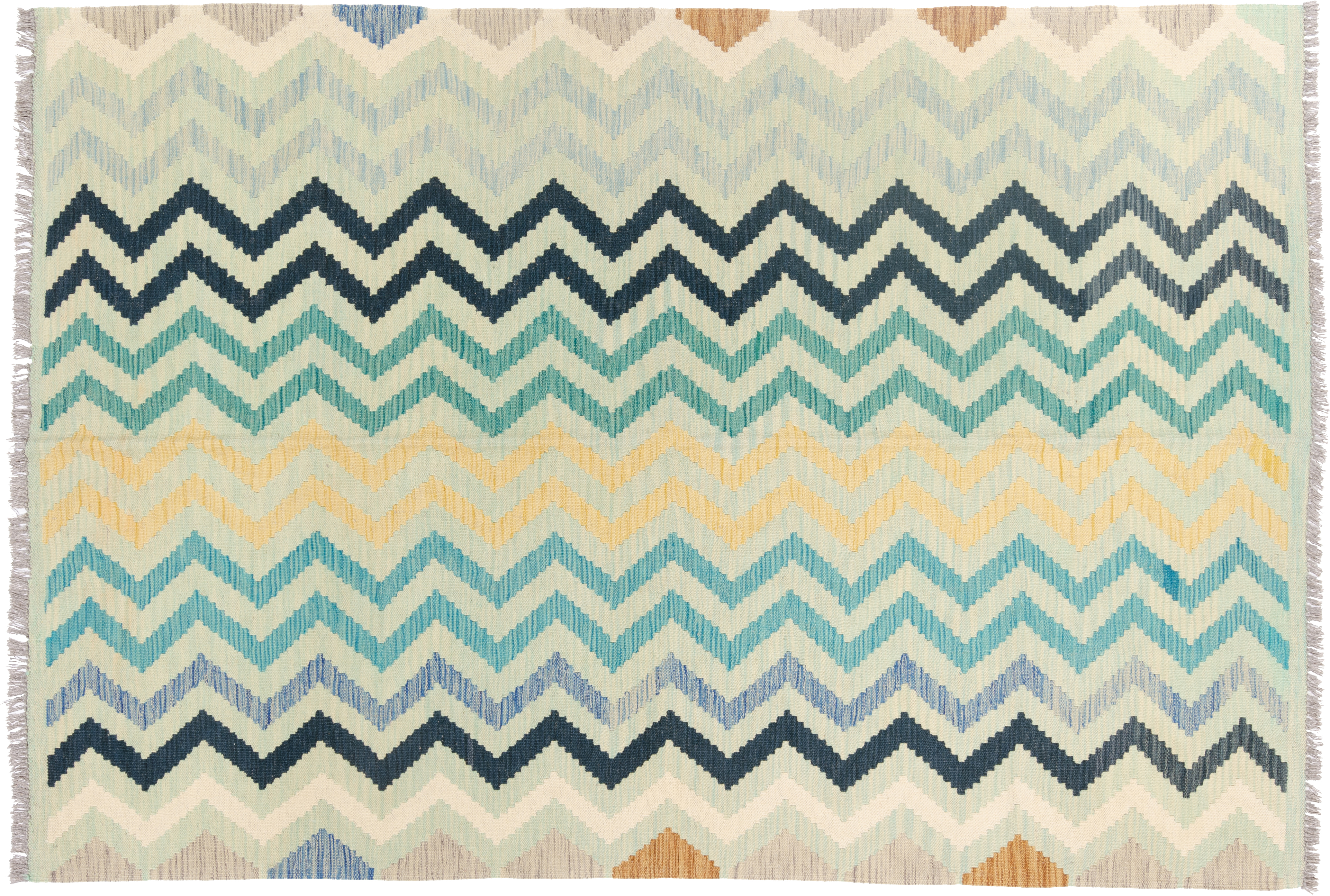 Nomadenteppich Pakistan Kelim Negra / Farbe: Silber