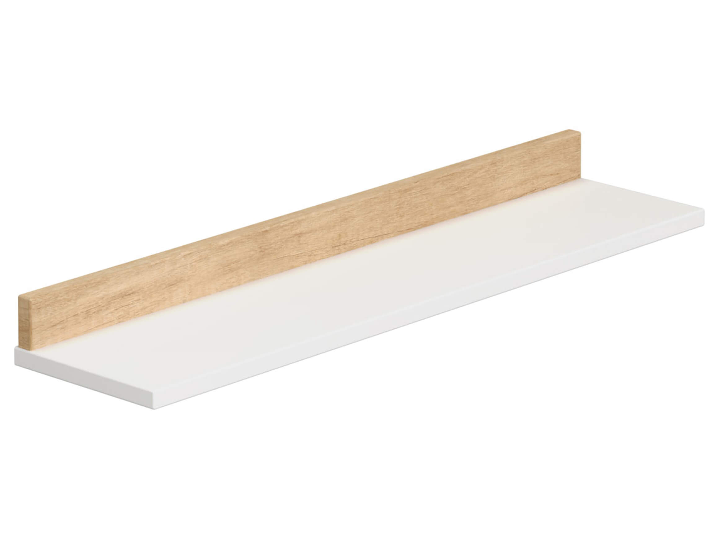 Wandregal Kira von Paidi / Farbe: Holzfarbig,Weiss / Grösse: 95 x 23 cm