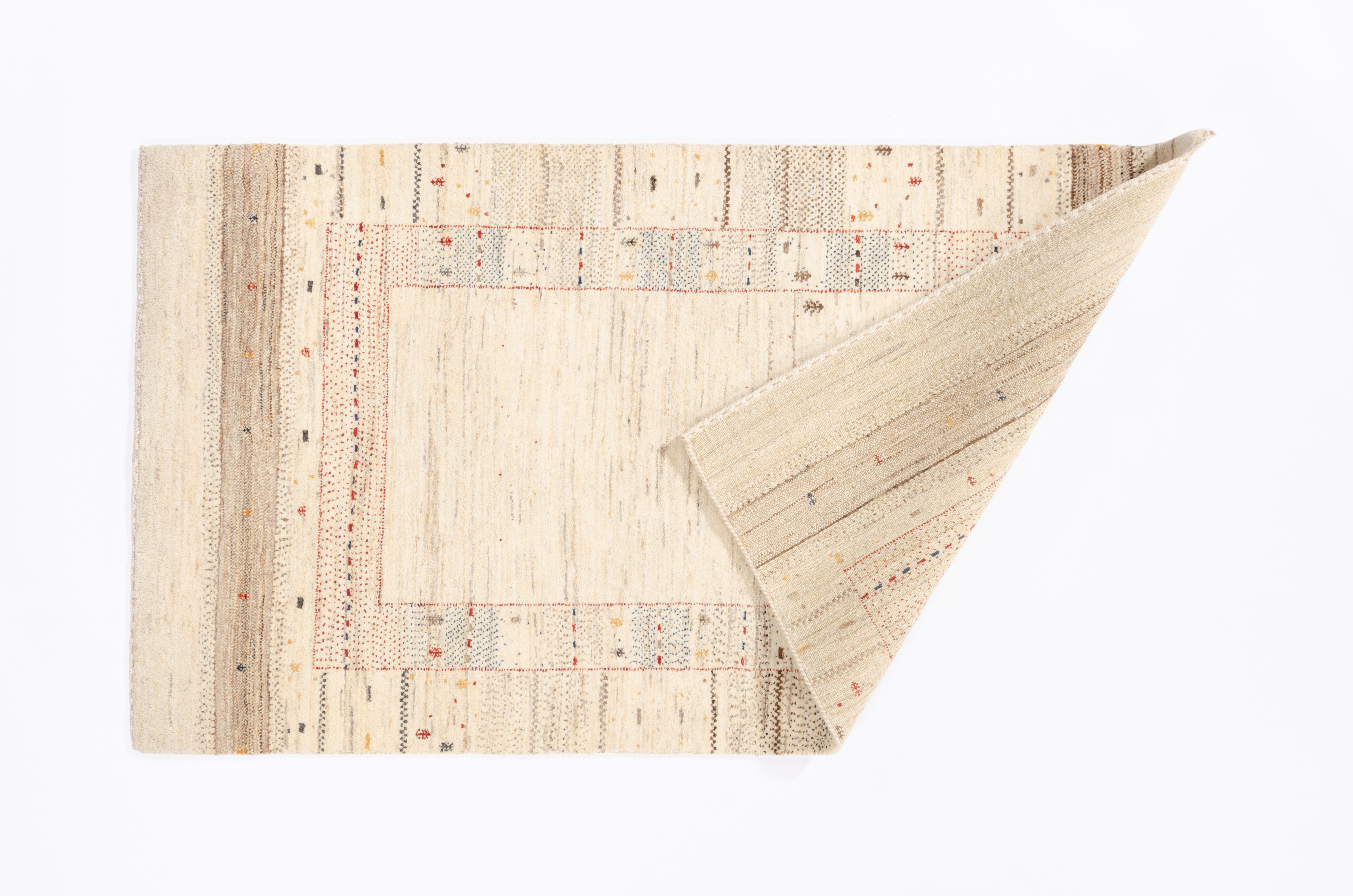 Nomadenteppich Loribaft Negra/ Farbe: Rosa / Masse (BxT) :93x163 cm