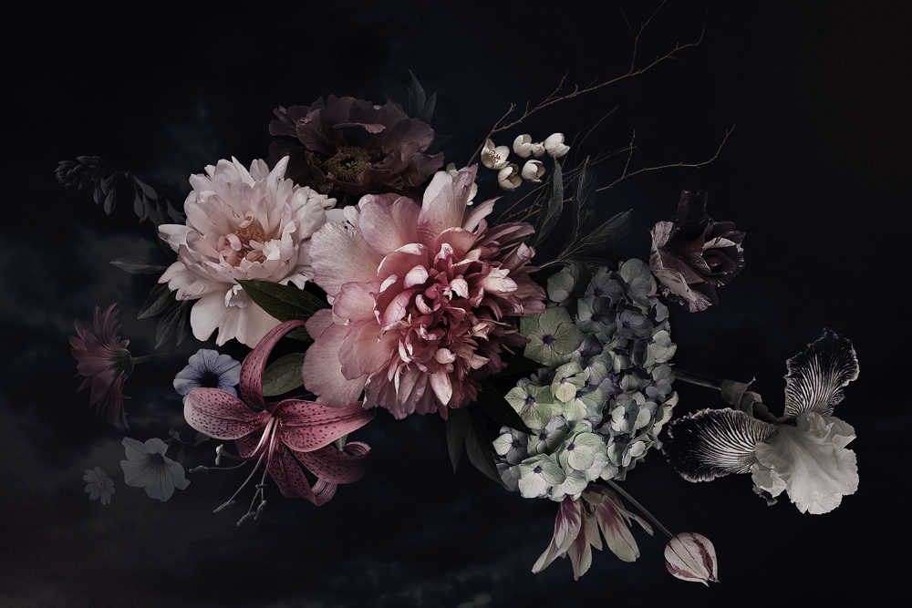 Alubild-Hübsches Blütenbouquet iv-image LAND