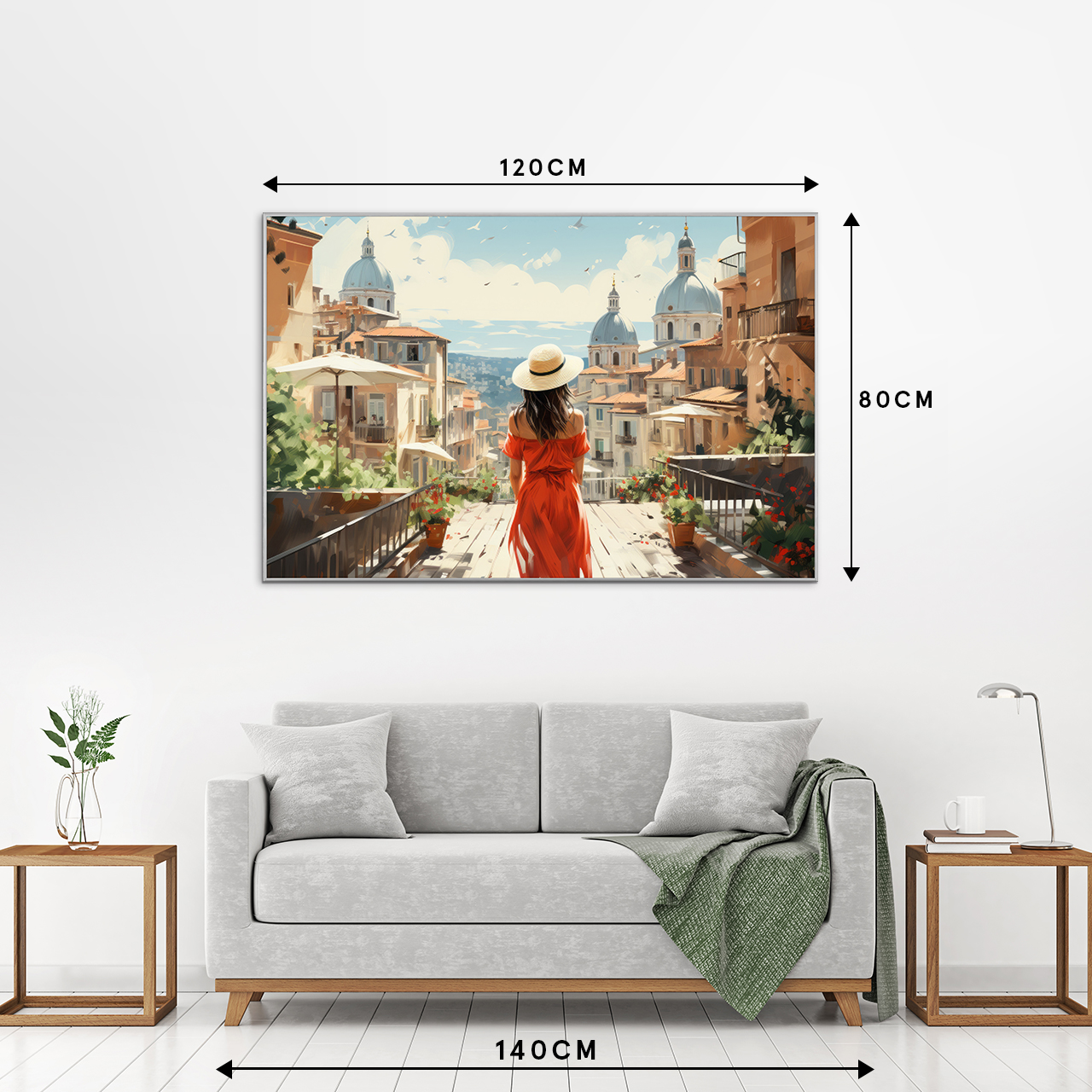 Bild mit Rahmen-Perfect View-image LAND