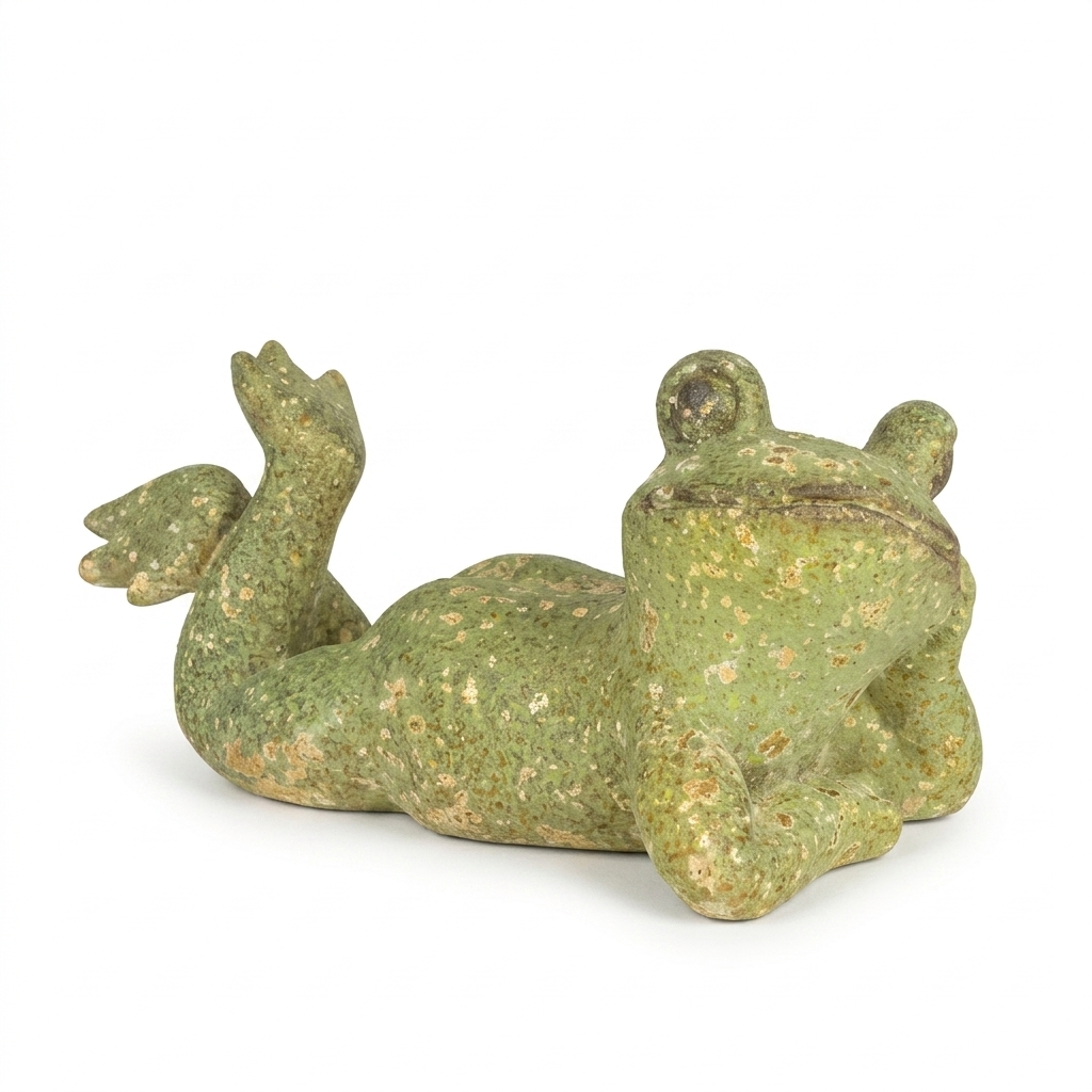 Figur-Frosch Edgar Liegend, 29x15x15 cm-Decofinder