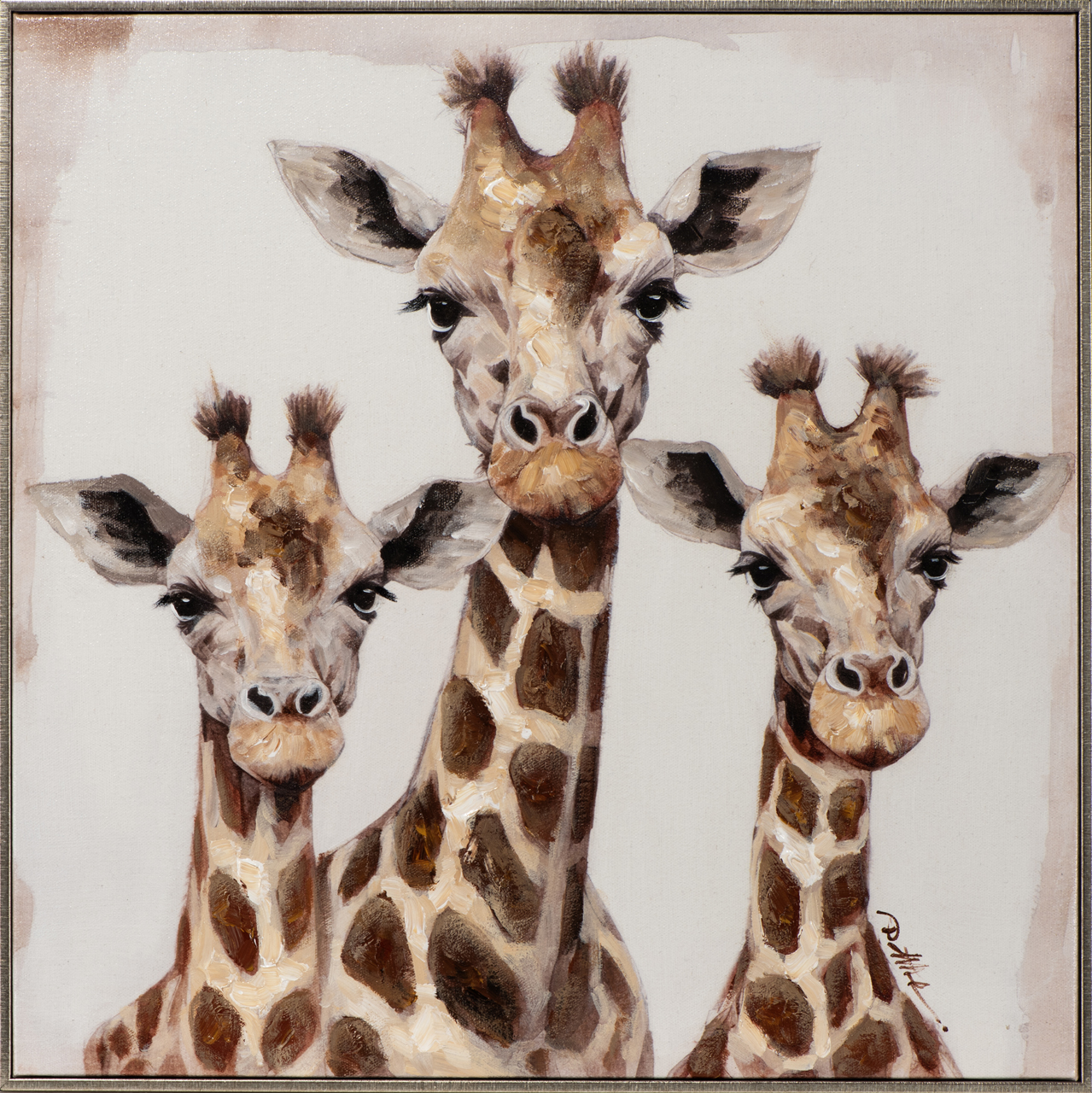 Gemälde-Giraffen Trio-image LAND